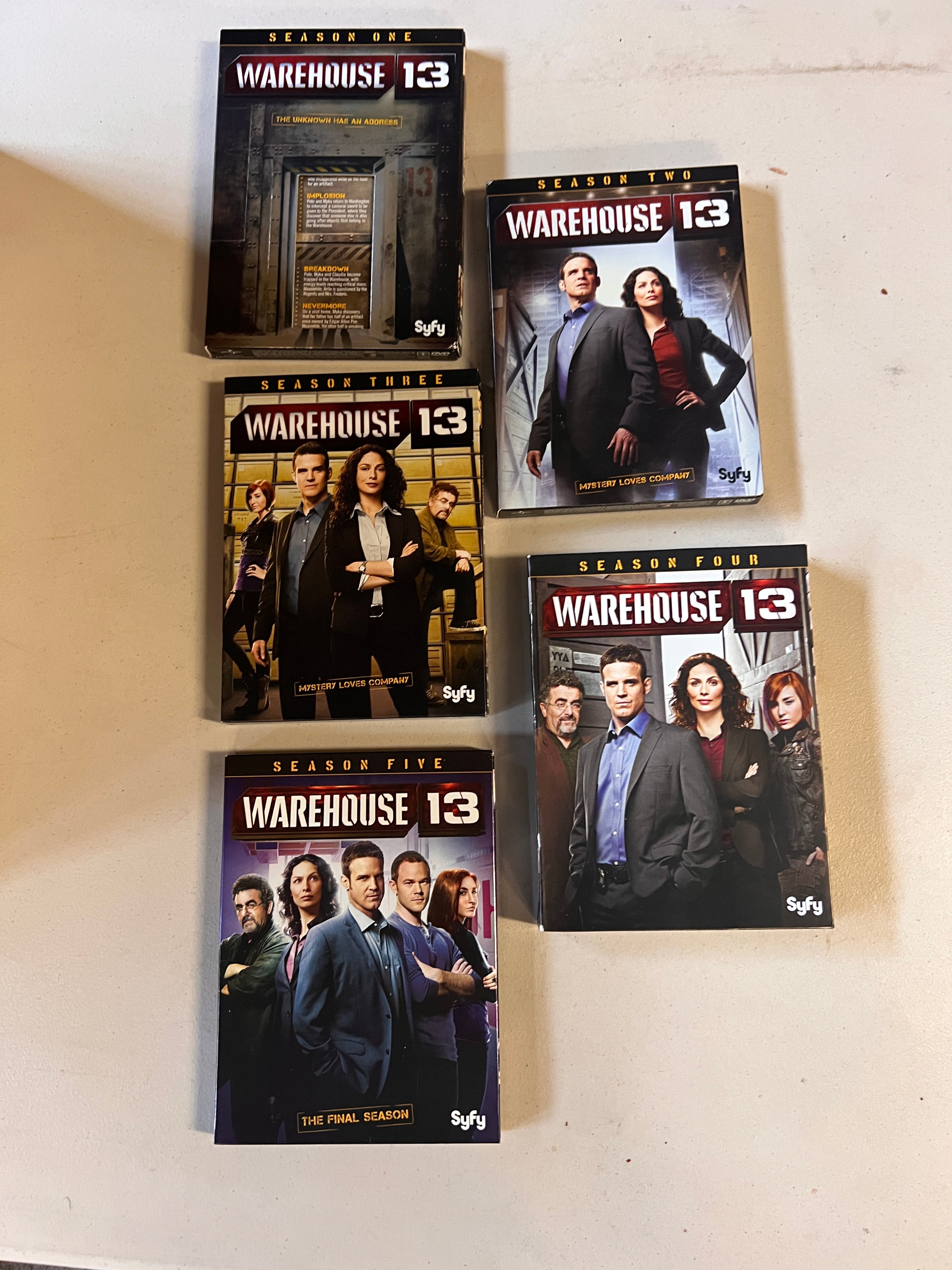 Warehouse 13 Seasons 1-5 DVD Excellent