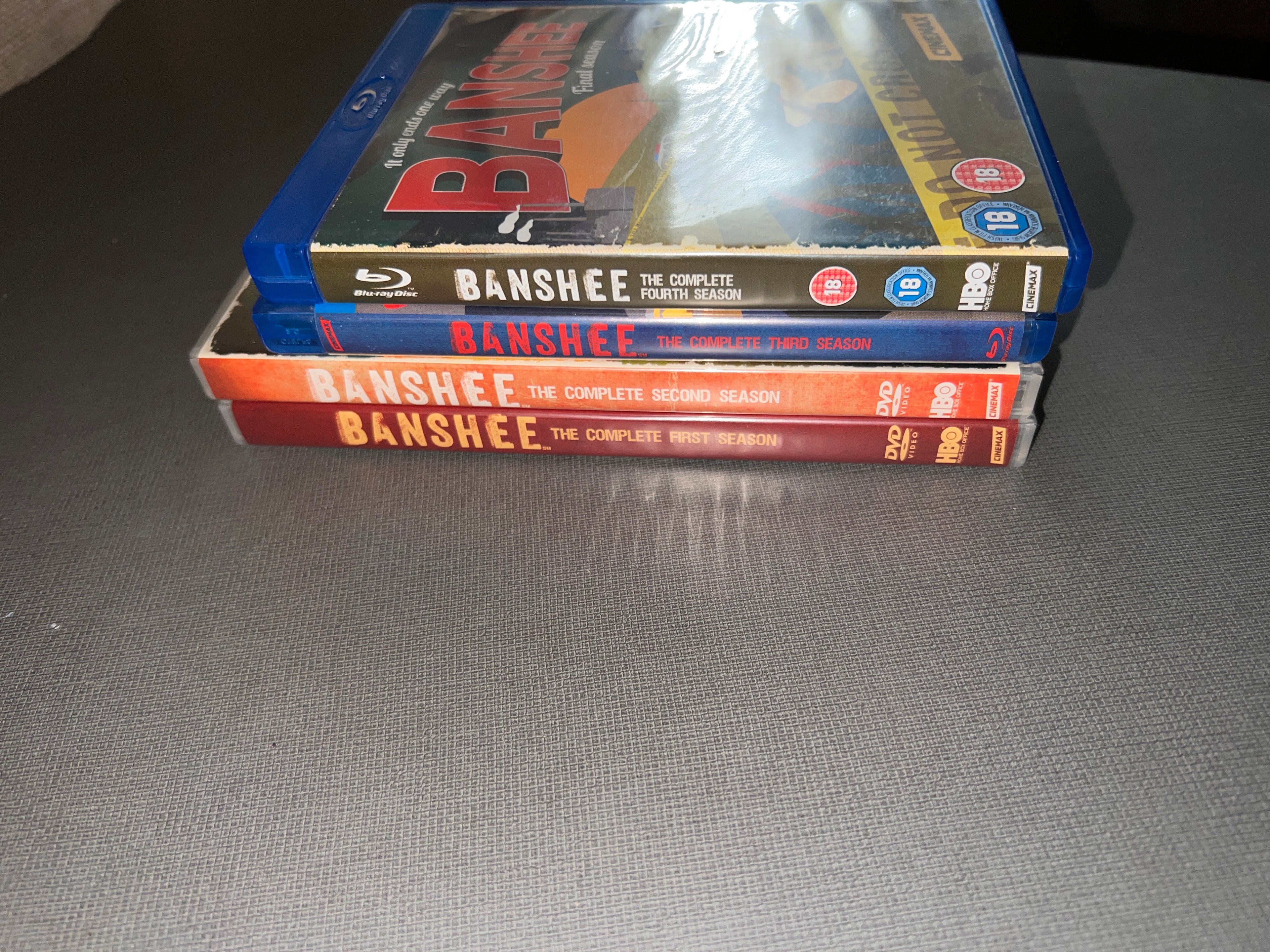 Banshee Season 1-4 DVD and Bluray Bundle