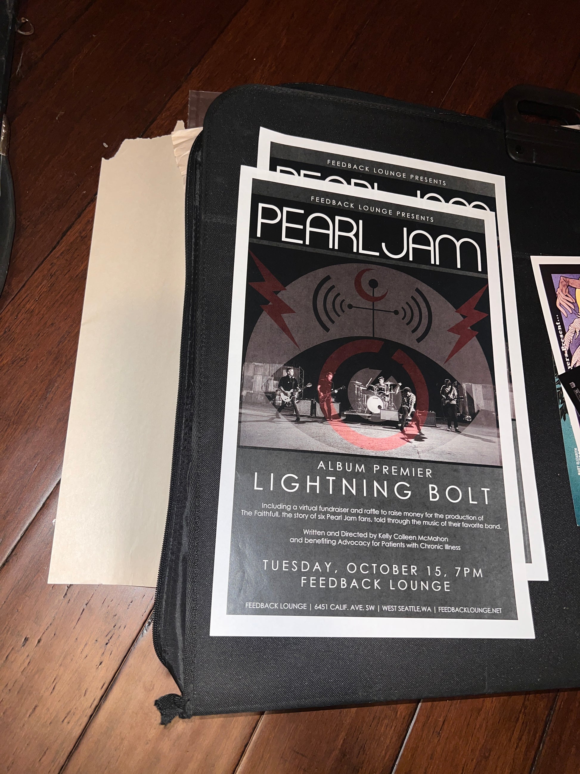 Bundle of Soundgarden And Pearl Jam concert Street Posters 13 total