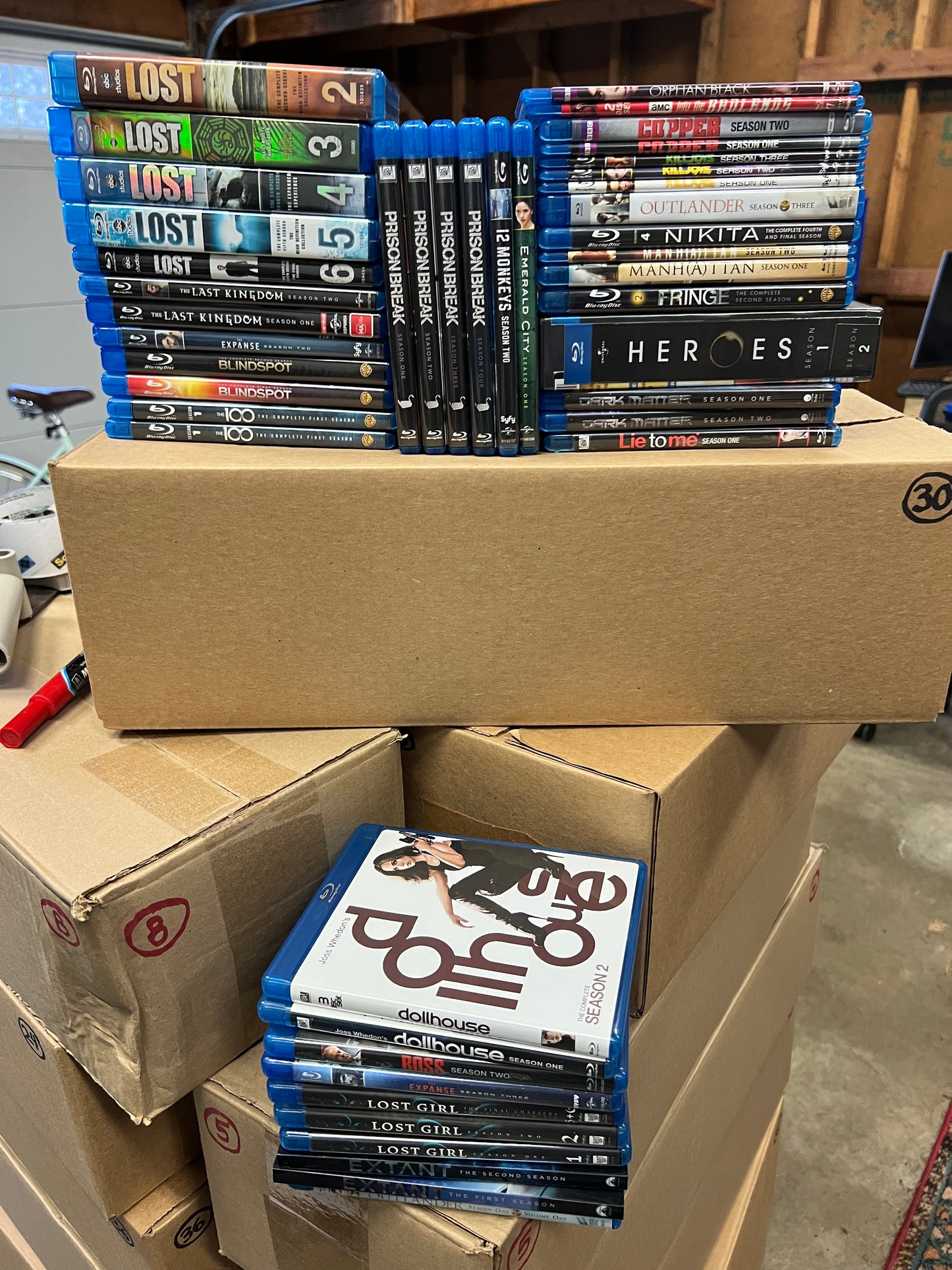 Amazing Bluray Bundle of rare TV Shows!