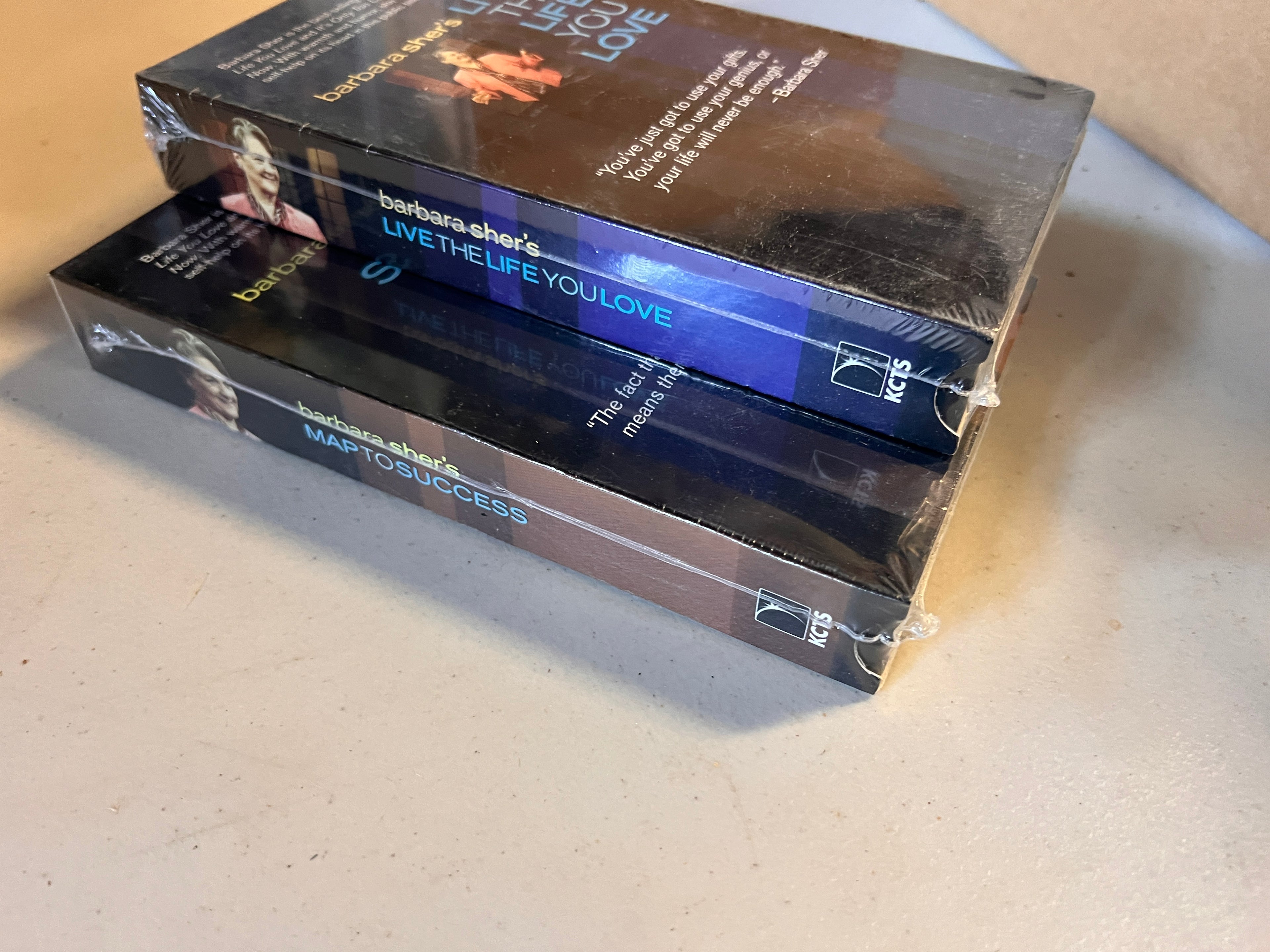 Barbara Sher's Map to Success and Live life you Love VHS