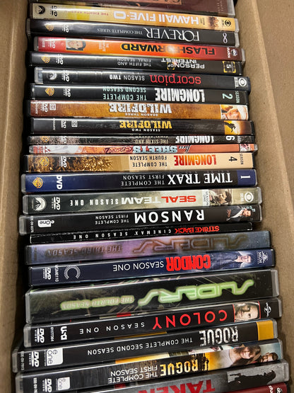 Over 40 seasons of Crime Action and US Drama DVDs!  Burn Notice the 100 and more!