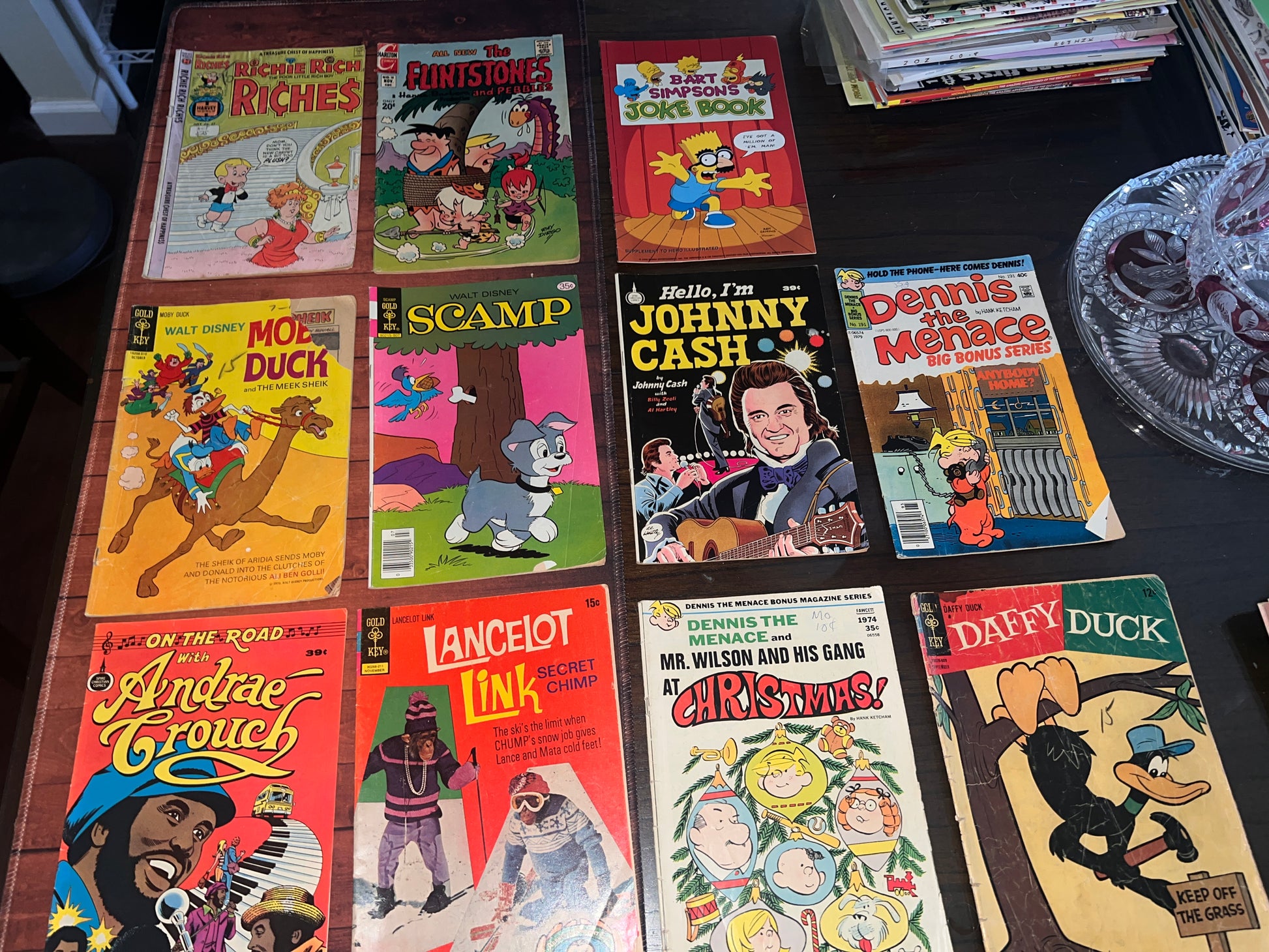 Lot of 19 Vintage 1970s Comics (Richie Rich, Casper, Disney Gold Key, Sad Sack, etc.)
