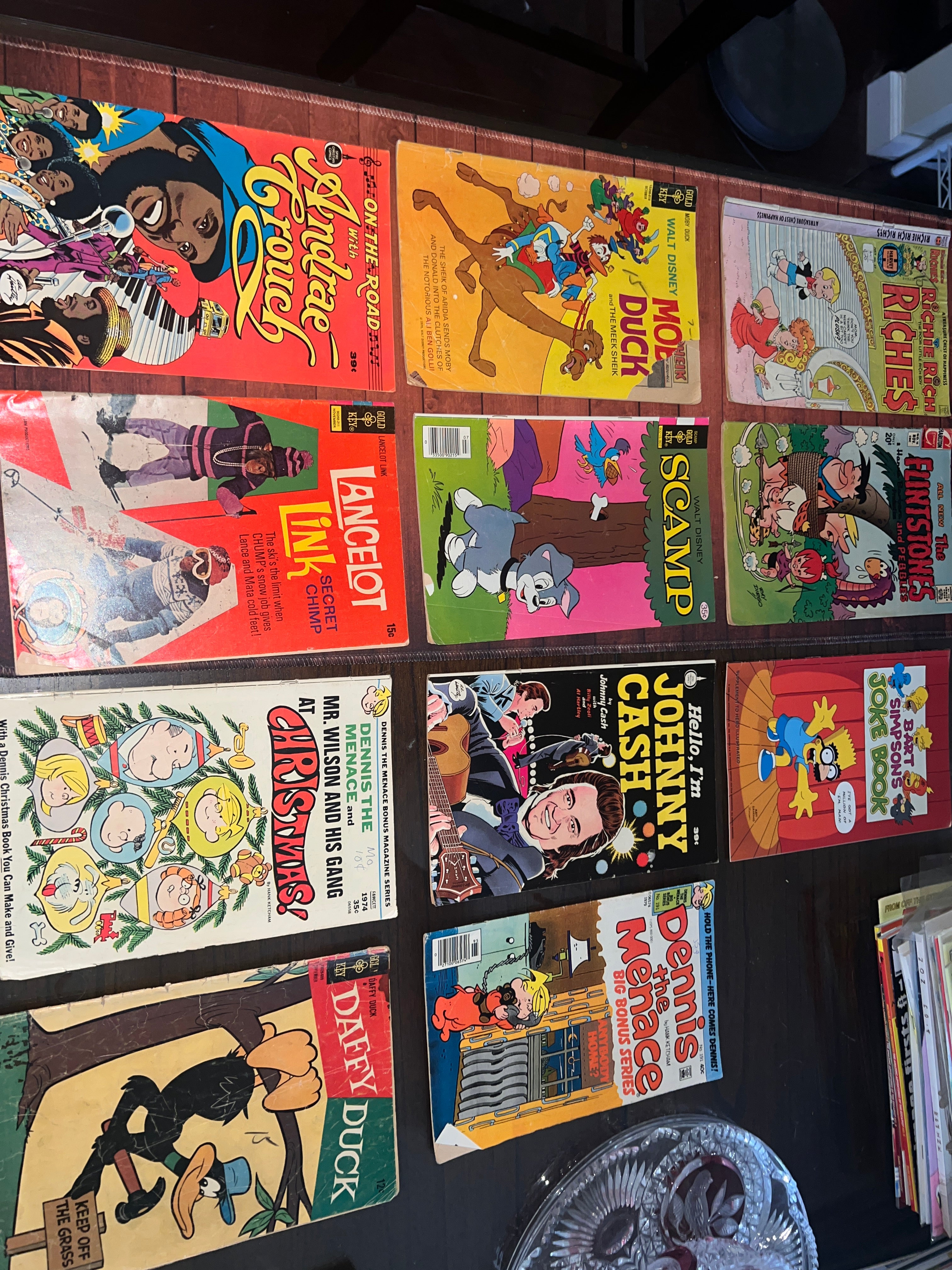 Lot of 19 Vintage 1970s Comics (Richie Rich, Casper, Disney Gold Key, Sad Sack, etc.)