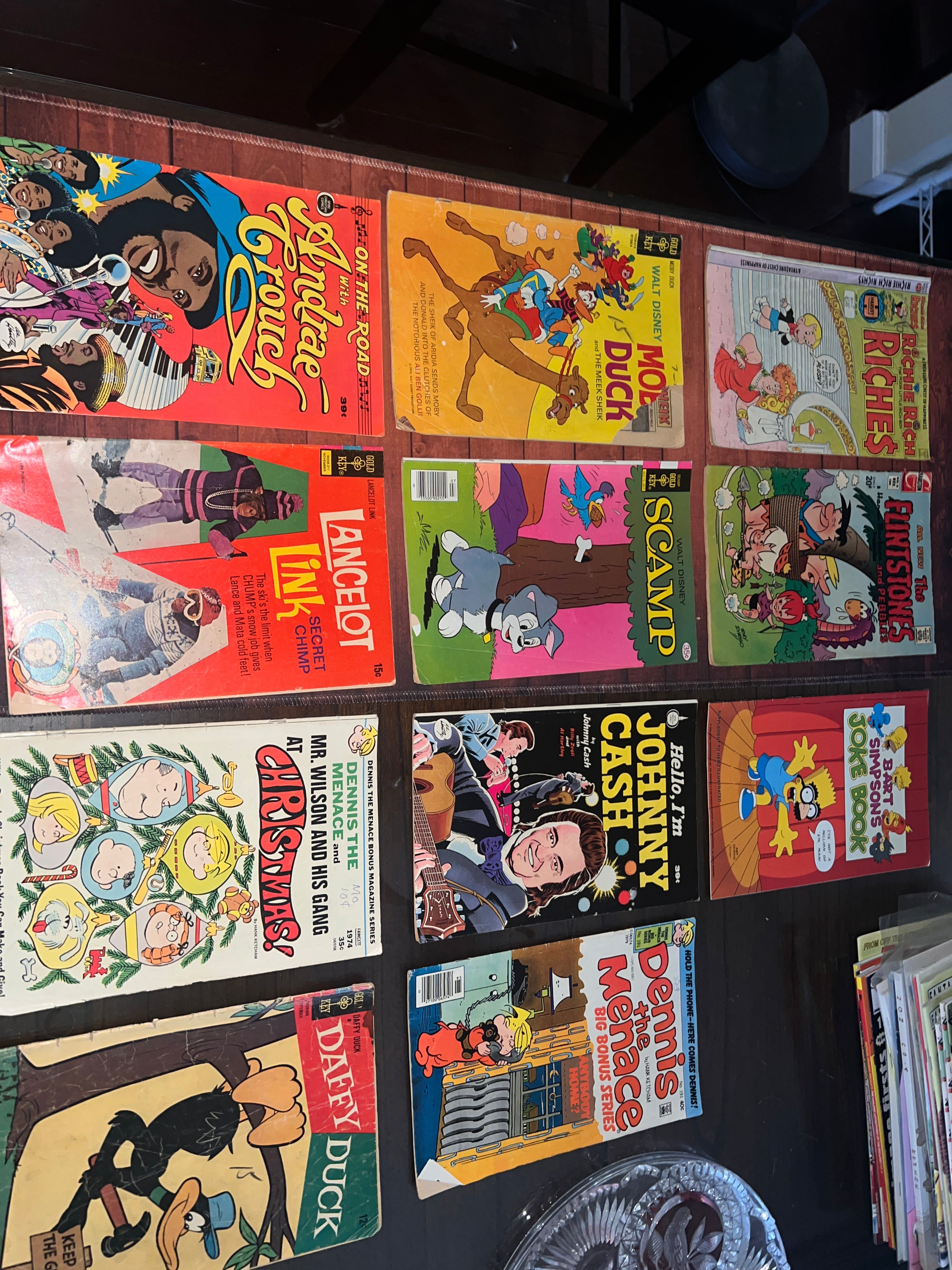Lot of 19 Vintage 1970s Comics (Richie Rich, Casper, Disney Gold Key, Sad Sack, etc.)