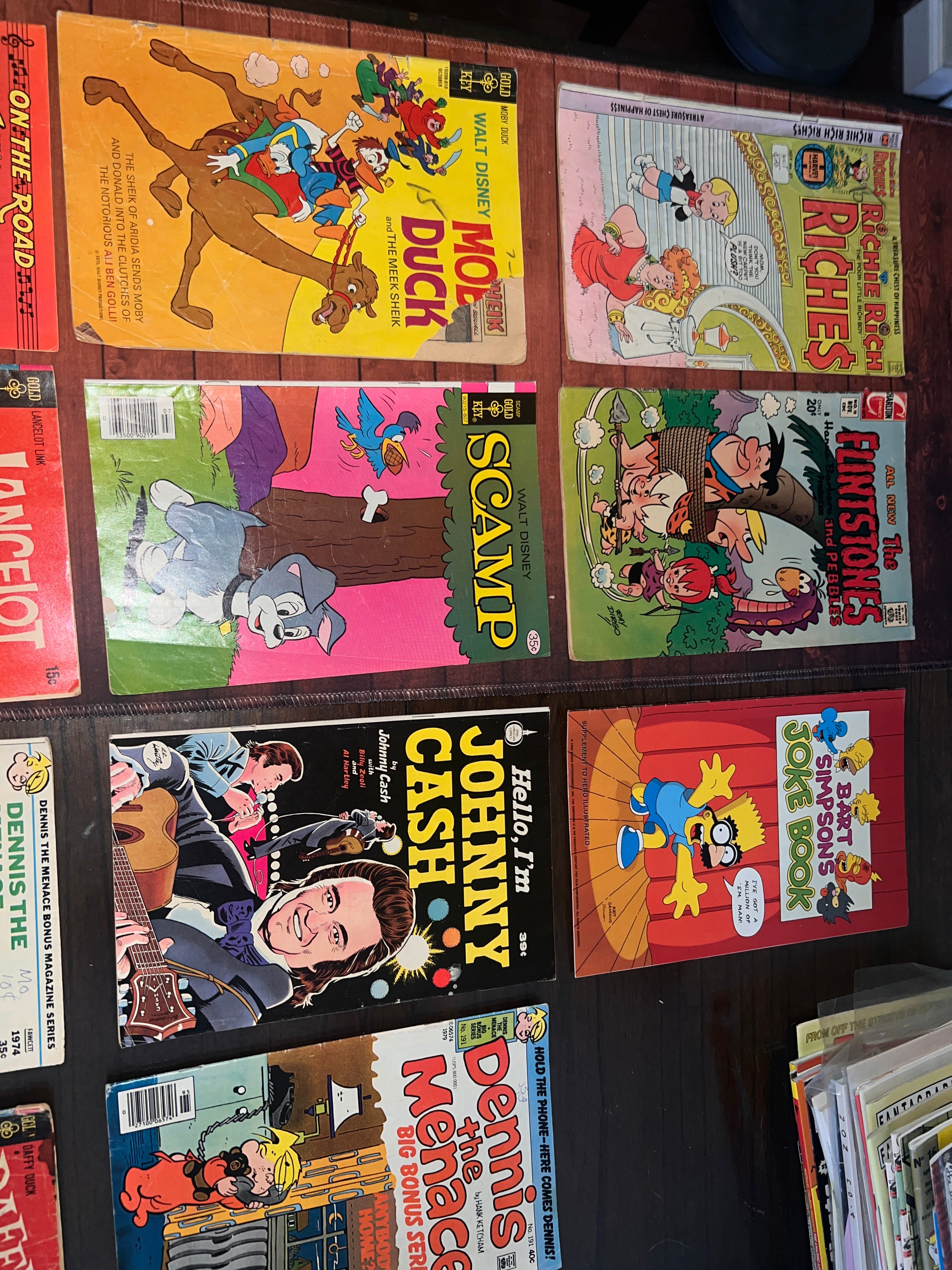 Lot of 19 Vintage 1970s Comics (Richie Rich, Casper, Disney Gold Key, Sad Sack, etc.)