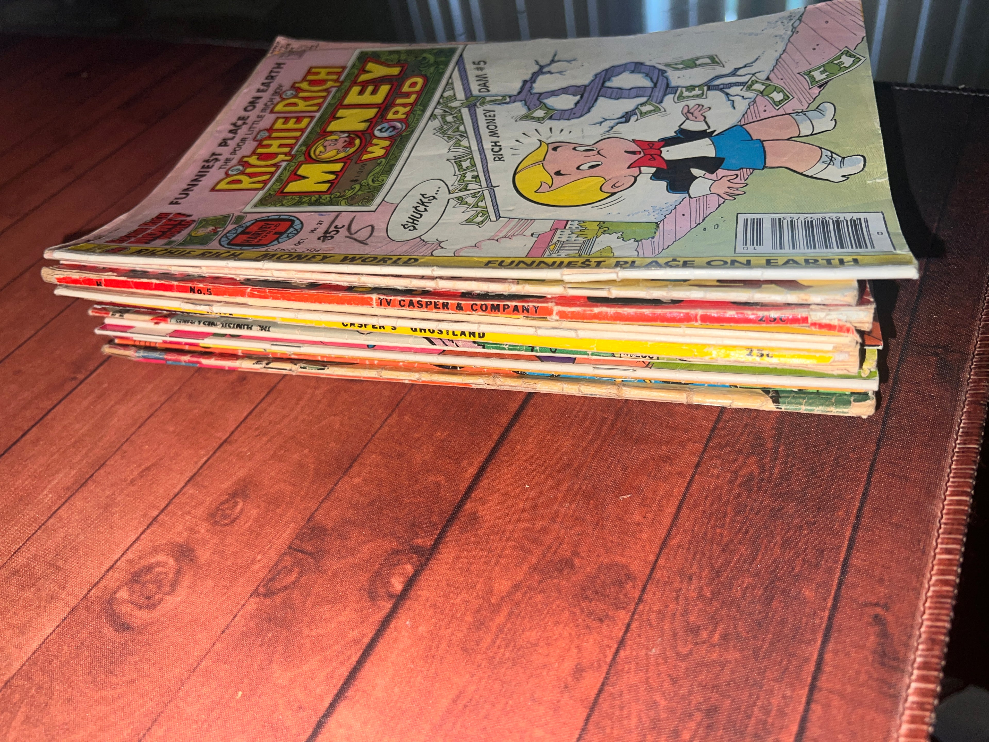 Lot of 19 Vintage 1970s Comics (Richie Rich, Casper, Disney Gold Key, Sad Sack, etc.)