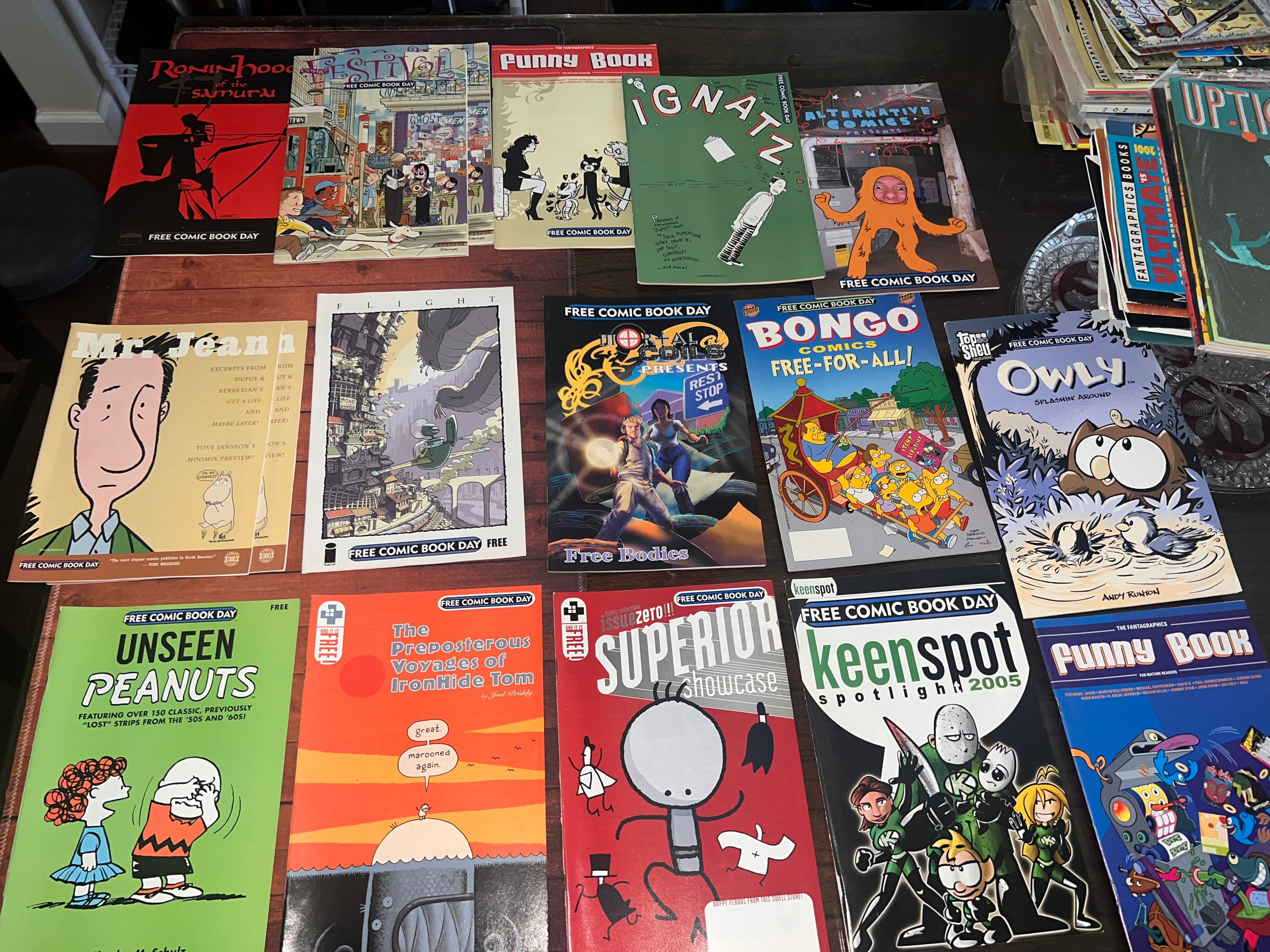 Lot of around 35 Fantagraphic Comic Books in excellent condition
