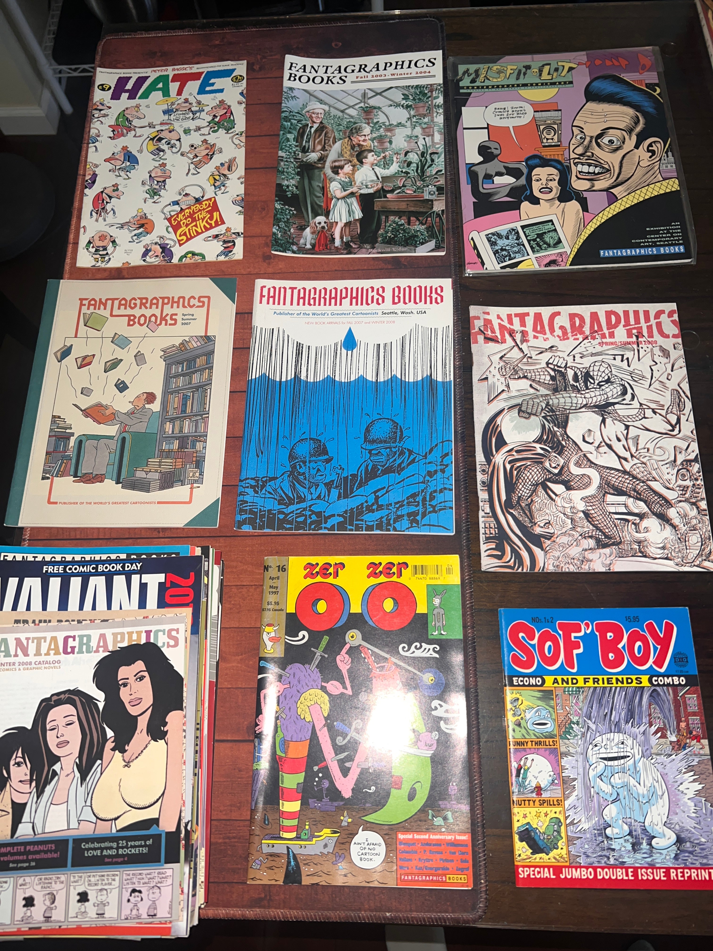 Lot of around 35 Fantagraphic Comic Books in excellent condition