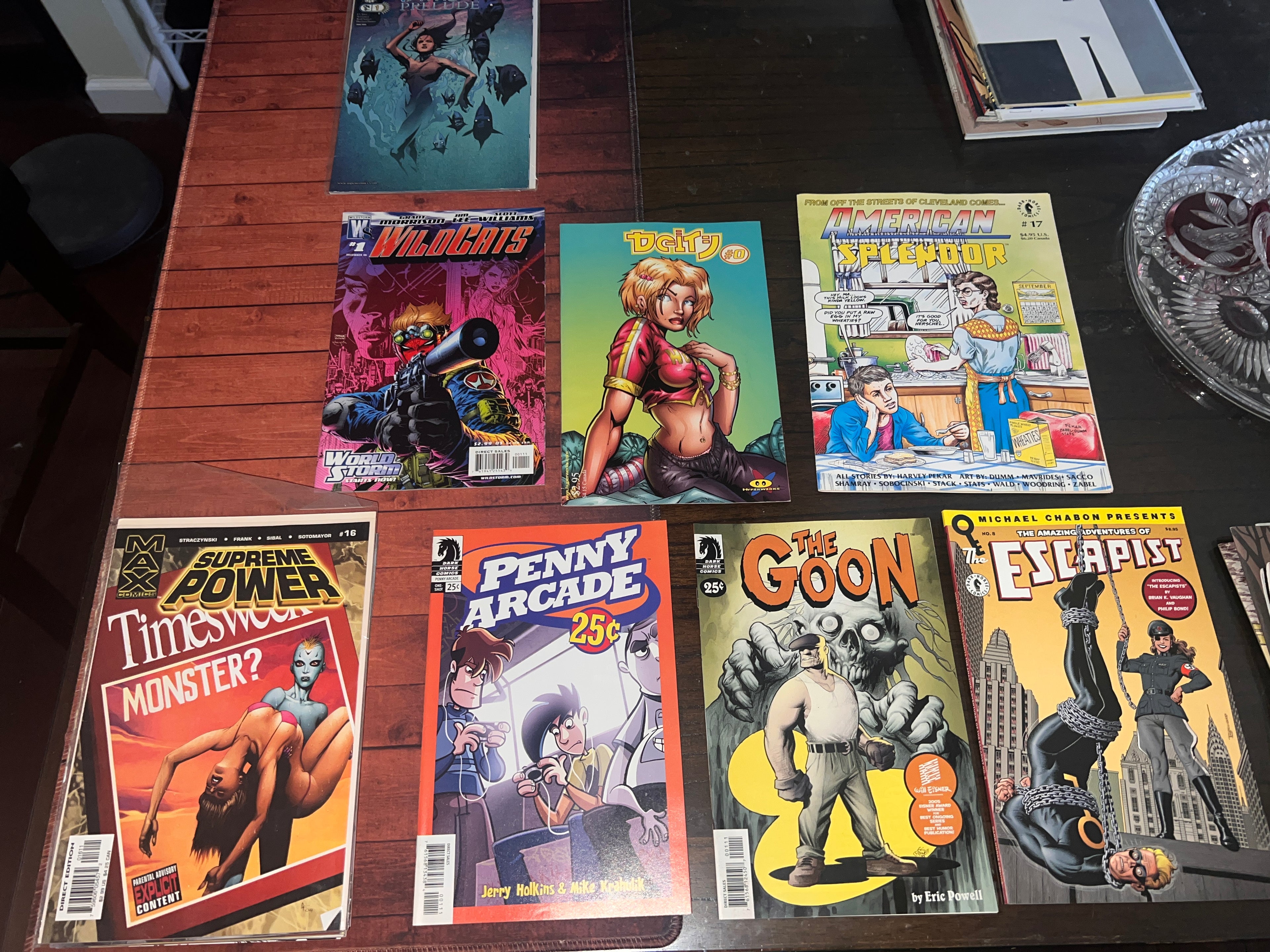 Lot of around 19 Marvel Max, Dark Horse Image and alternative comics