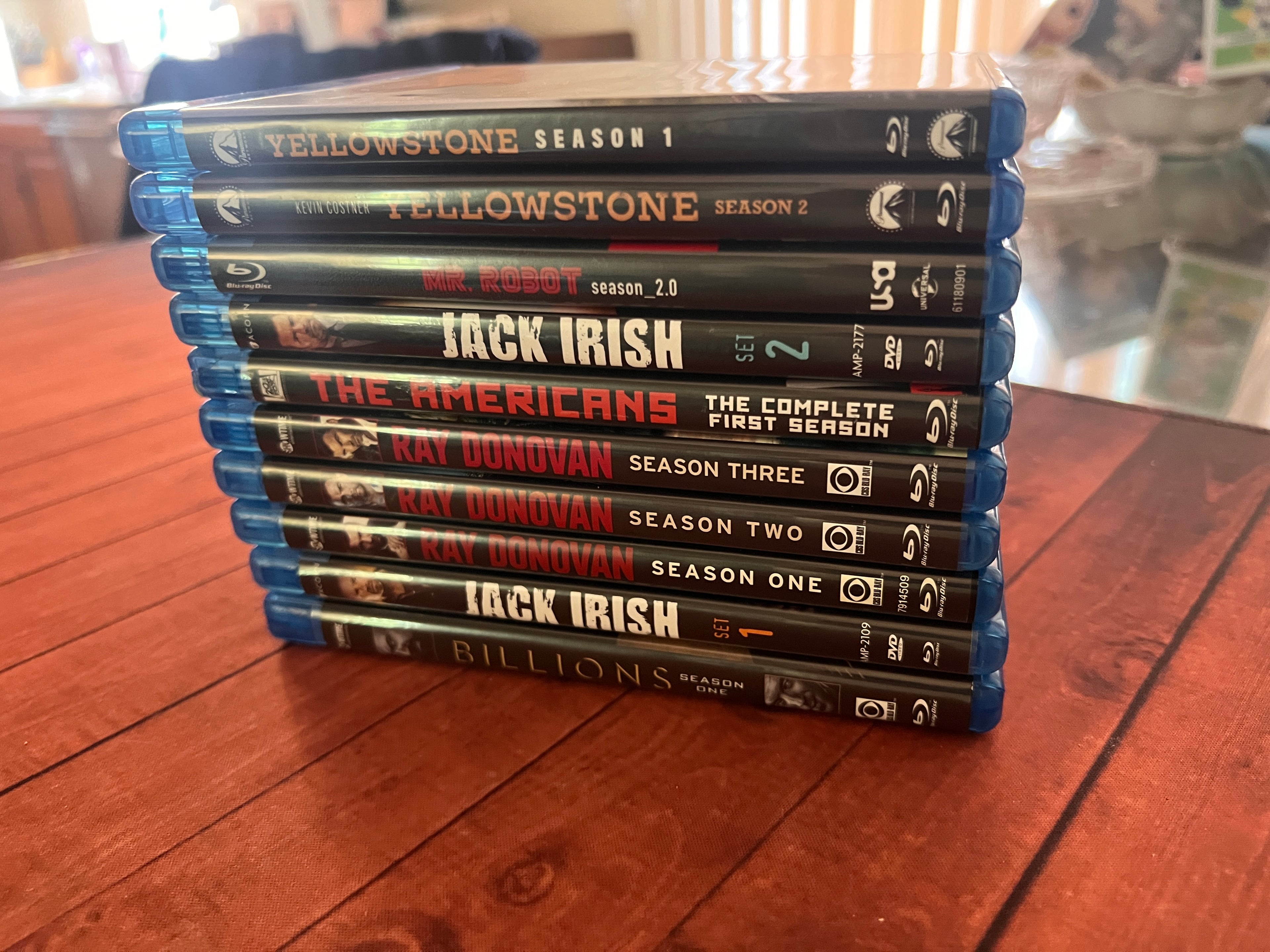 Jack Irish Ray Donovan Yellowstone Robot Americans Bluray Bundle!