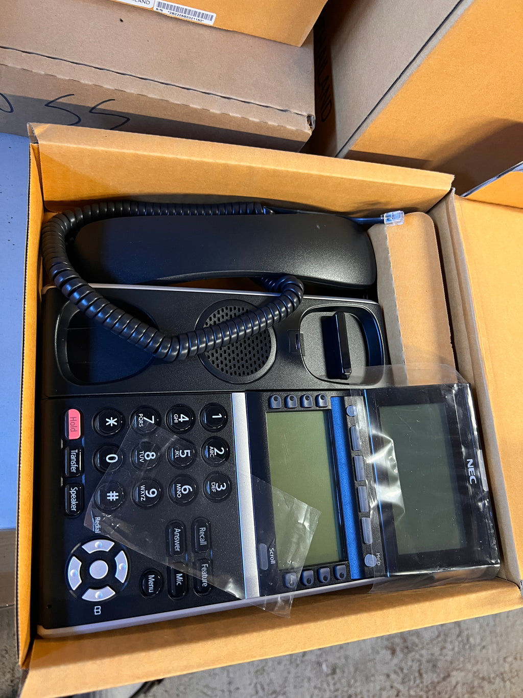 NEC DT300 DTL-24D-1(BK) and 8LD Tel Lot x6 IP Phones