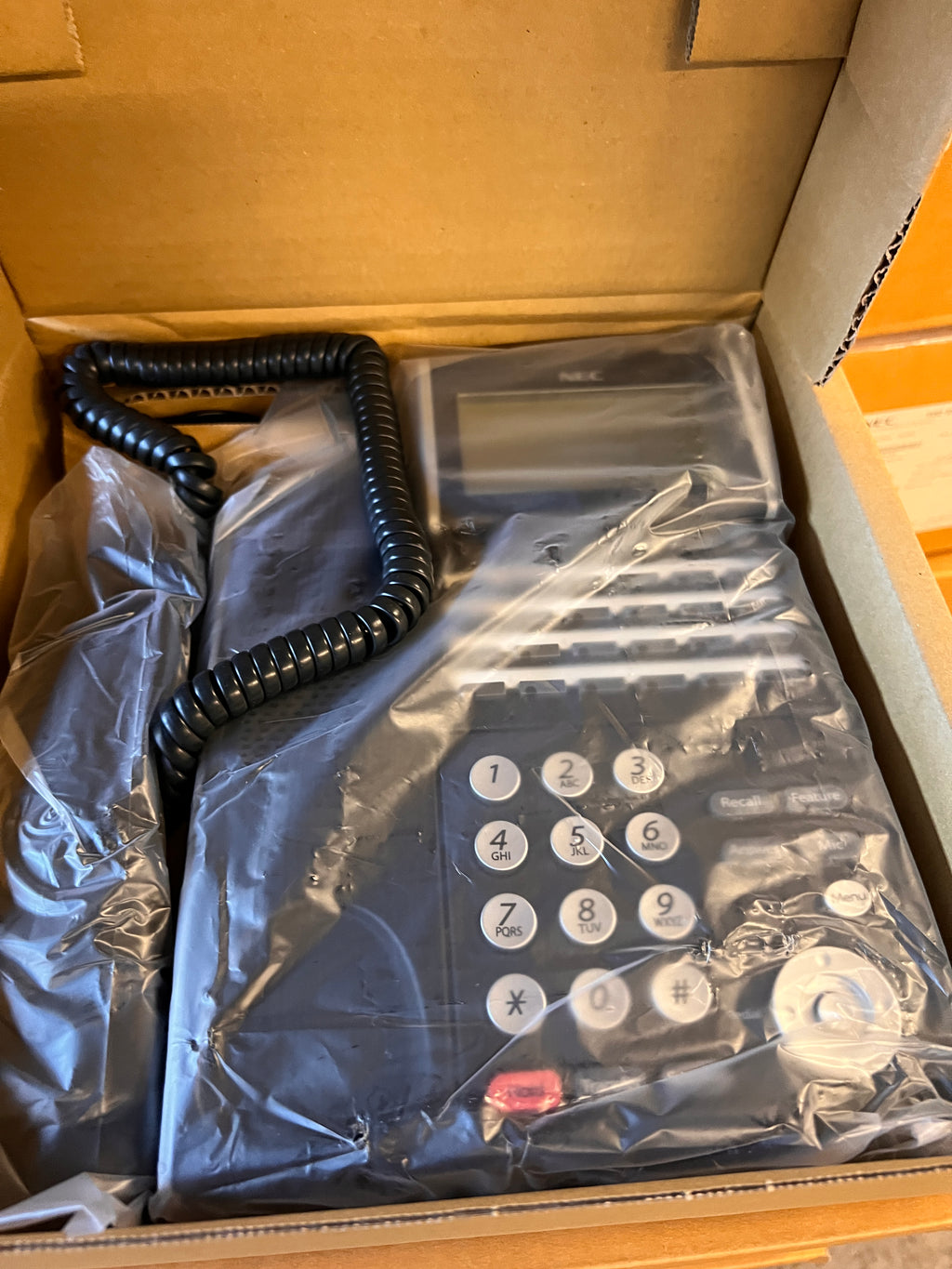 NEC DT300 DTL-24D-1(BK) and 8LD Tel Lot x6 IP Phones