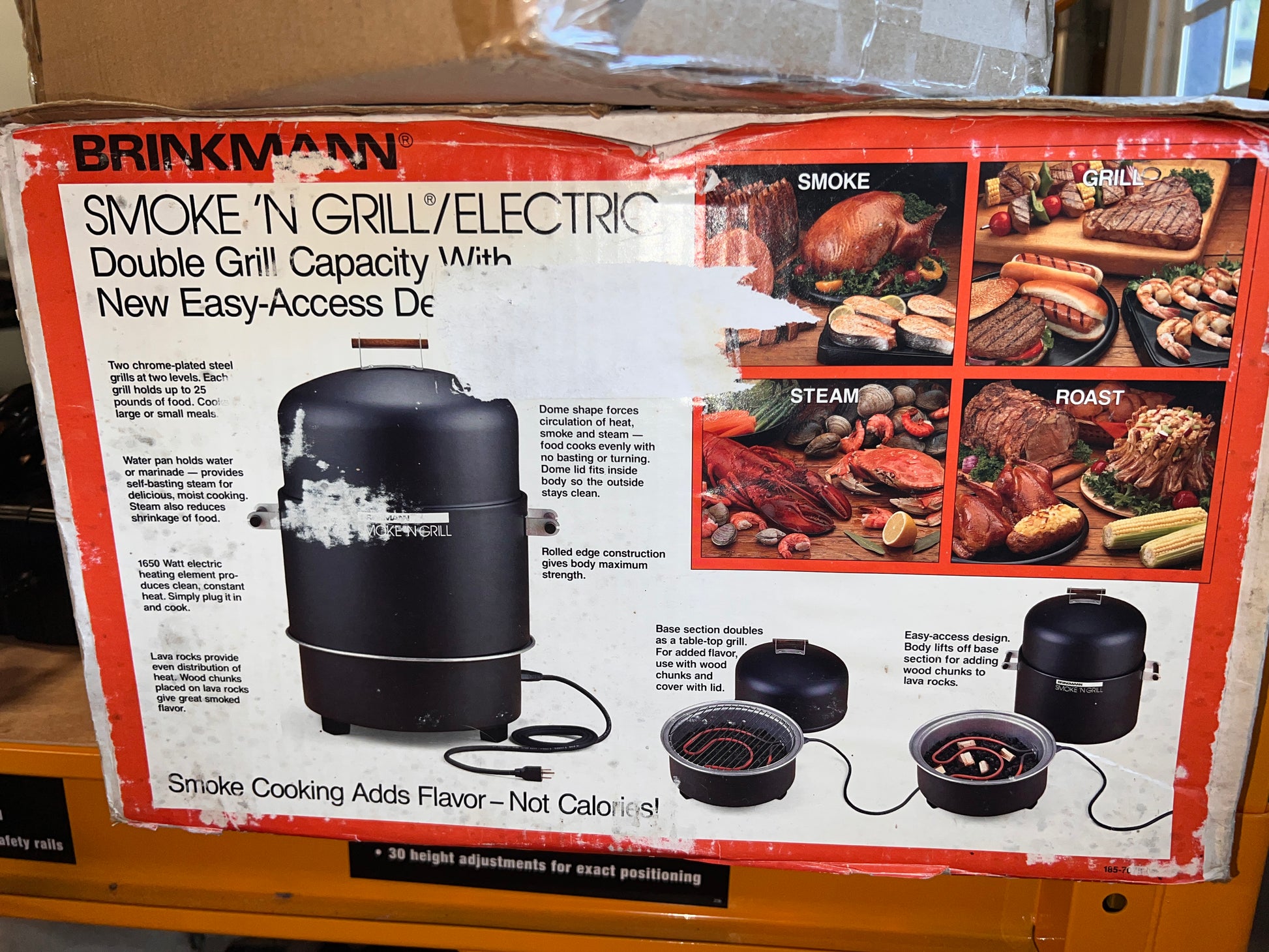Vintage Brinkmann Smoke N Grill Electric Open Box!