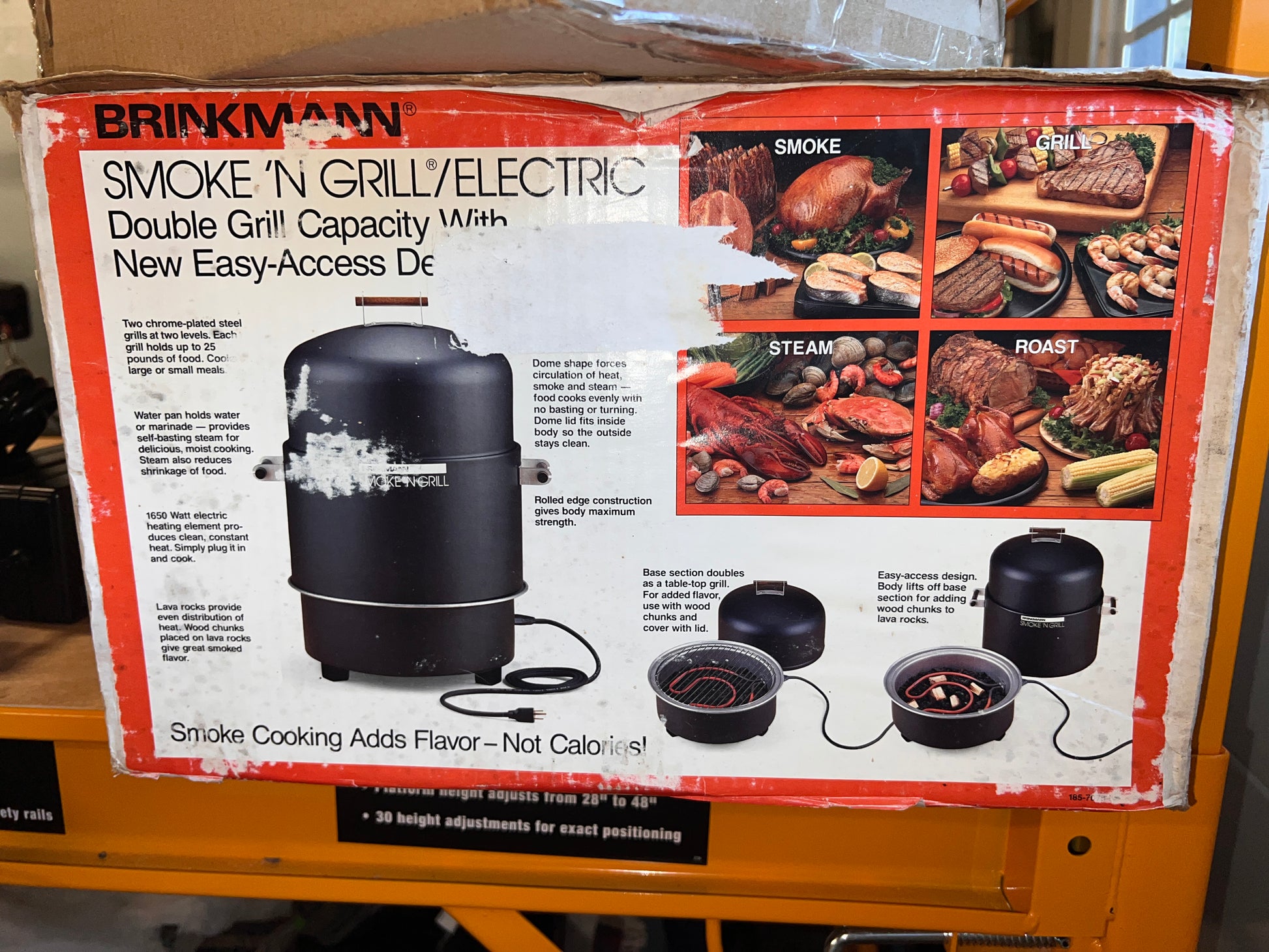Vintage Brinkmann Smoke N Grill Electric Open Box!