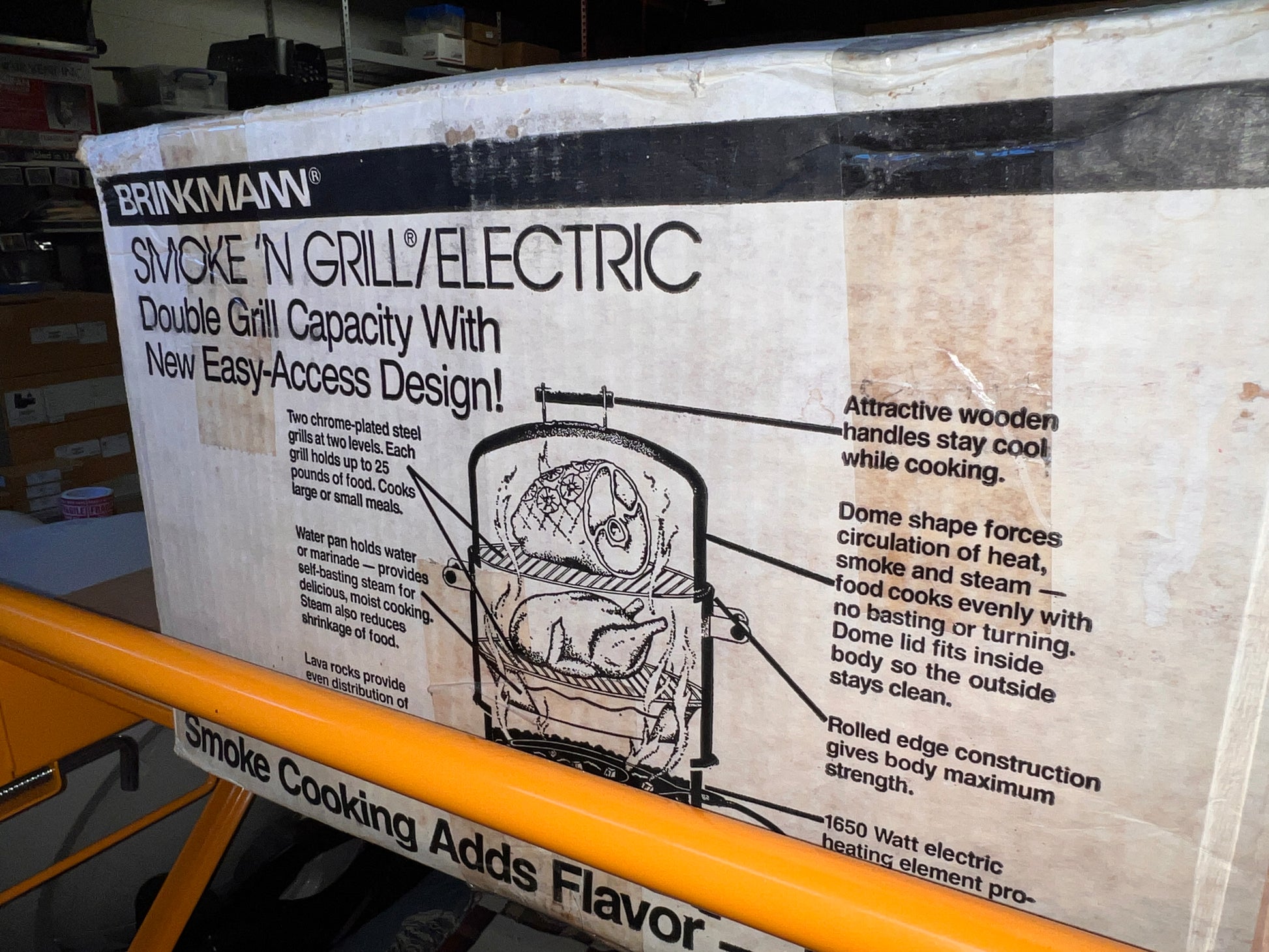 Vintage Brinkmann Smoke N Grill Electric Open Box!