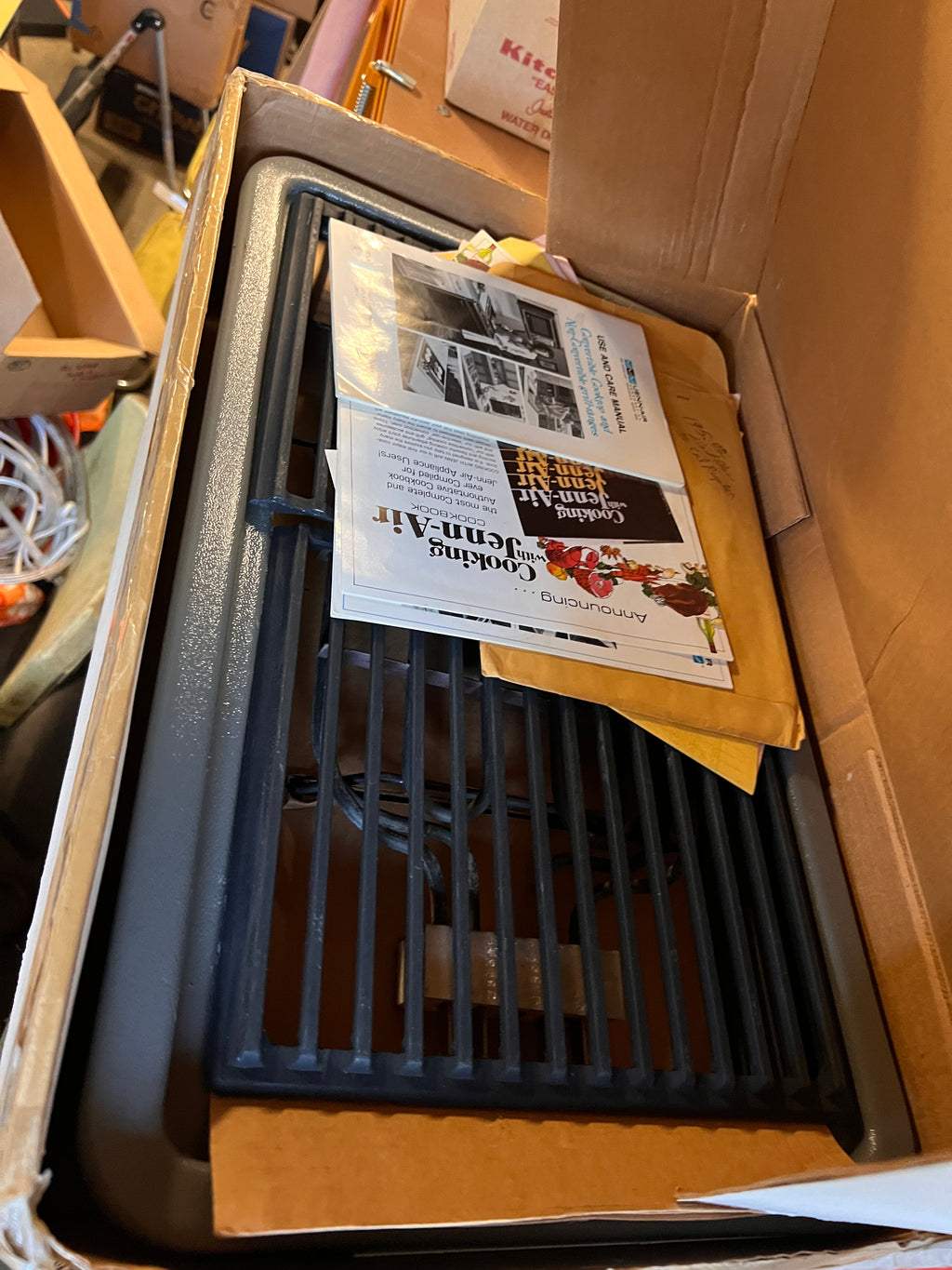 Jenn Air Antique Model 8 Convertible Cooktop New in Box