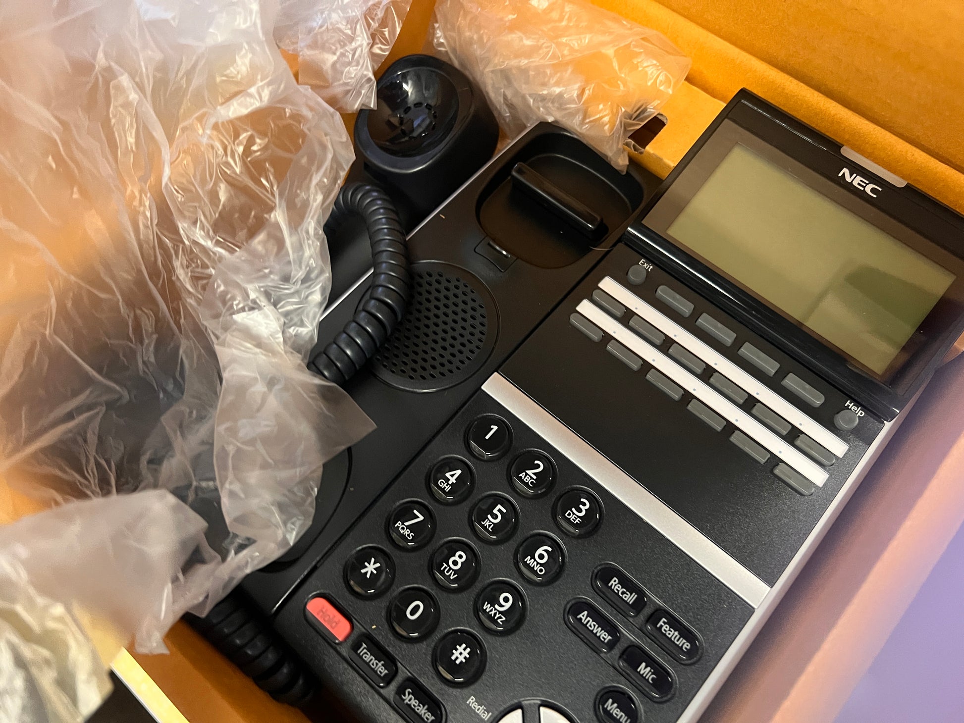 NEC DT800 ITZ-24D-3 BK (Black) TEL IP Phone