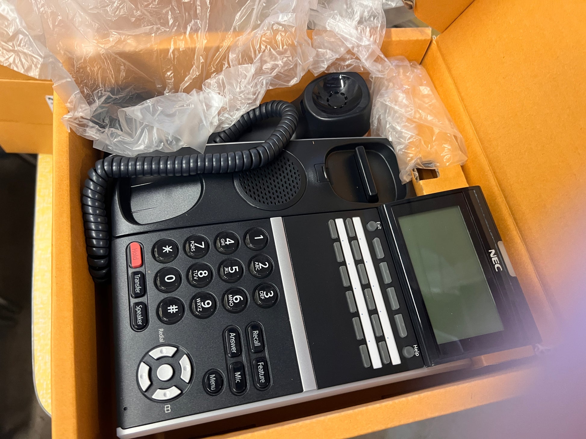 NEC DT800 ITZ-24D-3 BK (Black) TEL IP Phone