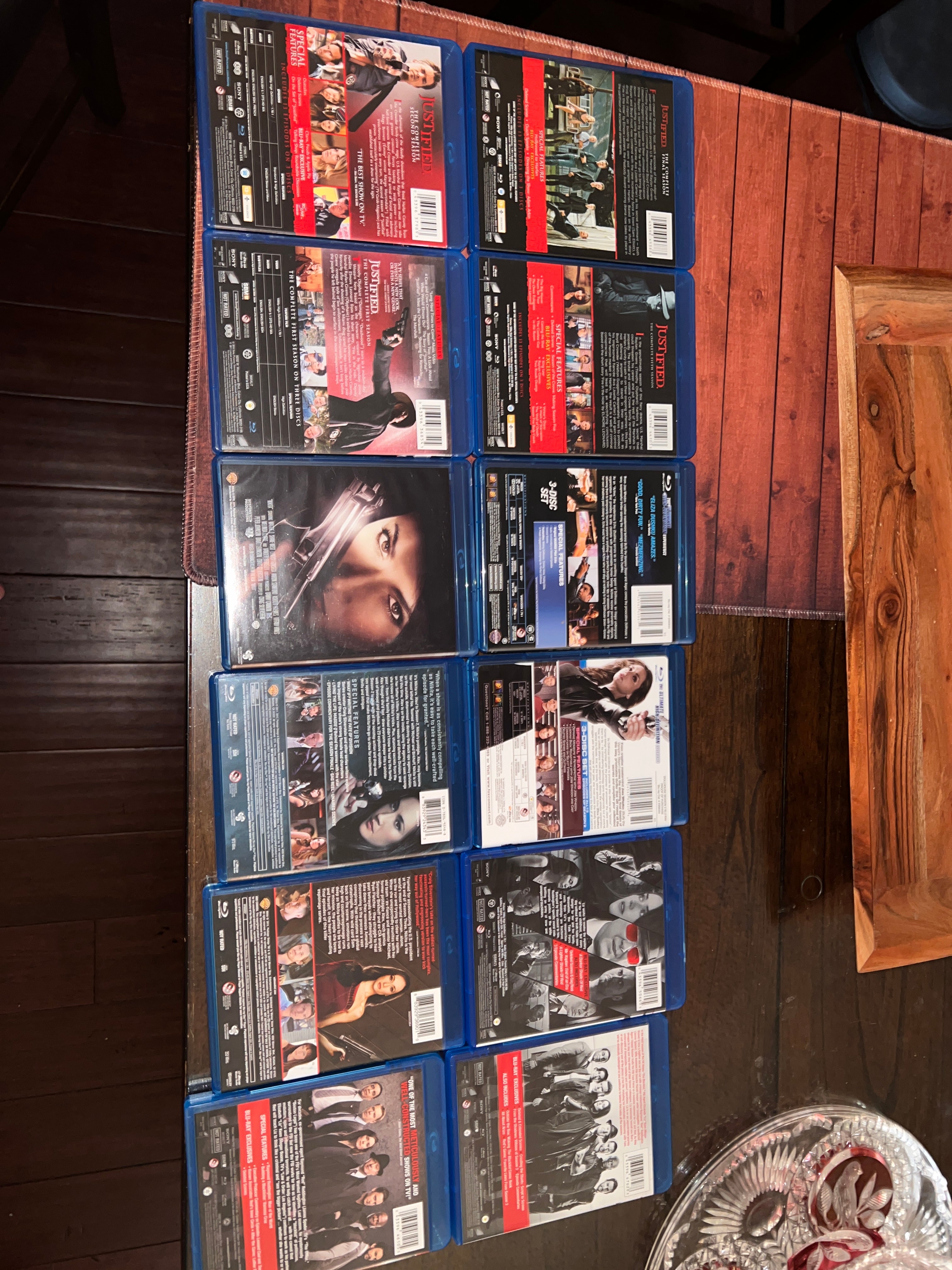 Blacklist Justified Dollhouse Nikita Bluray Bundle!