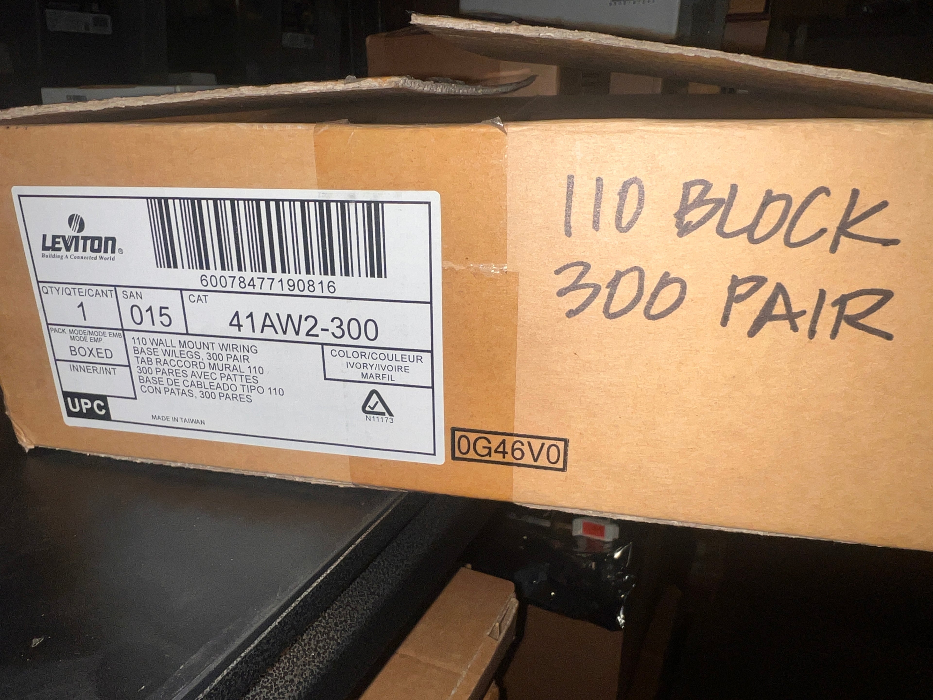 Leviton 41AW2-300 GigaMax 5E 110-Style Wiring Block