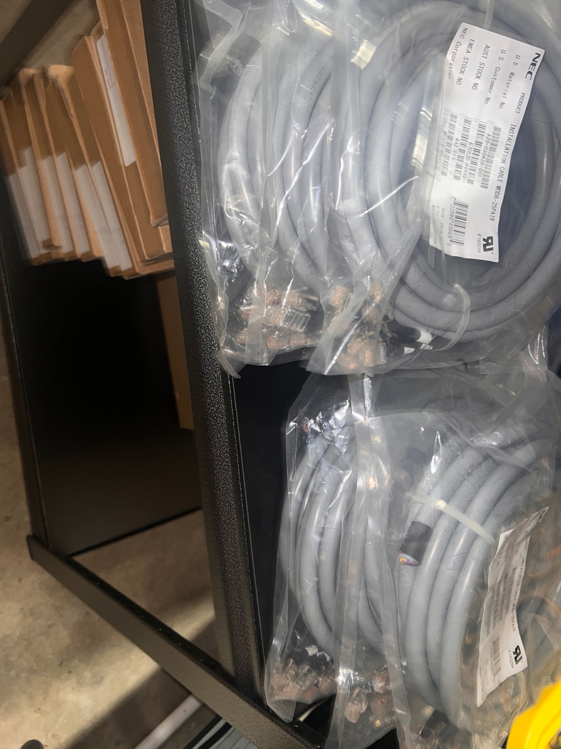NEC Phone System MOD8-25PAIR Installation Cable 670535 RJ61 LOT x6
