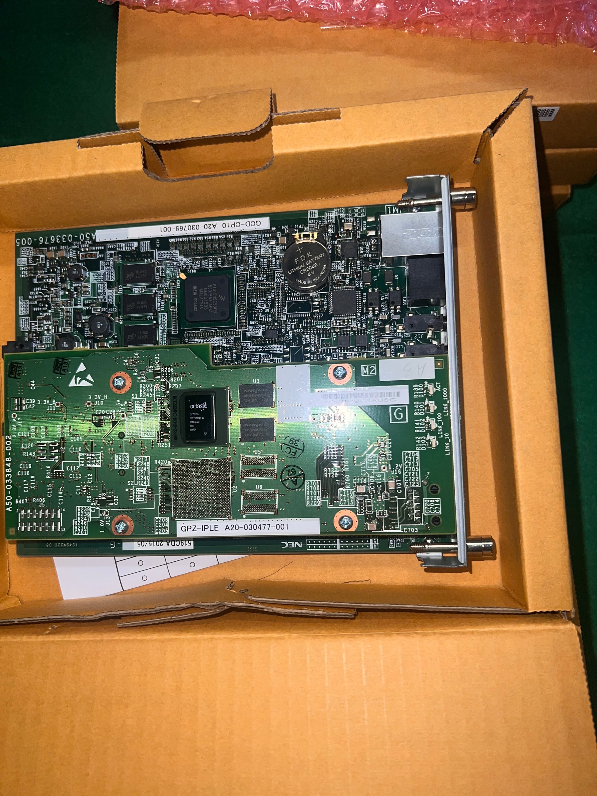 NEC SV9100 Phone System Main Processor Module GCD-CP10 w/ GPZ-IPLE