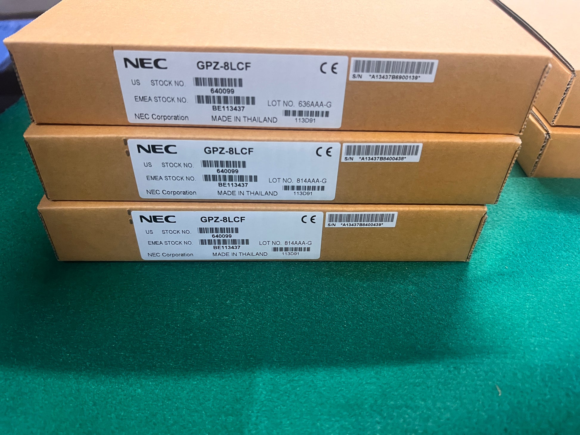 NEC SV9100 GPZ-8LCF Lot New NEC x3