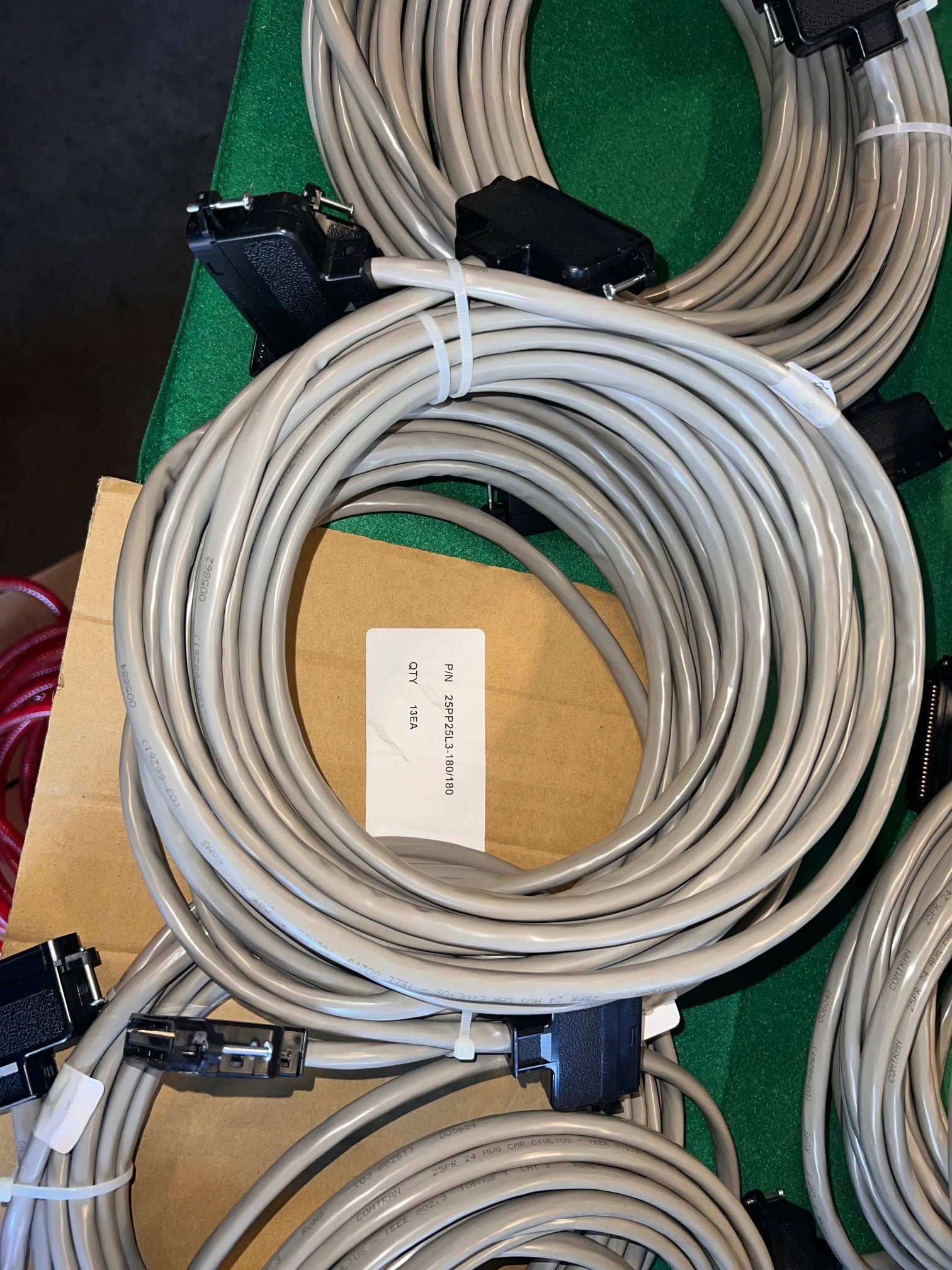 Huge bundle of 34 180 180 Male to male 25 pair cables 25ft++