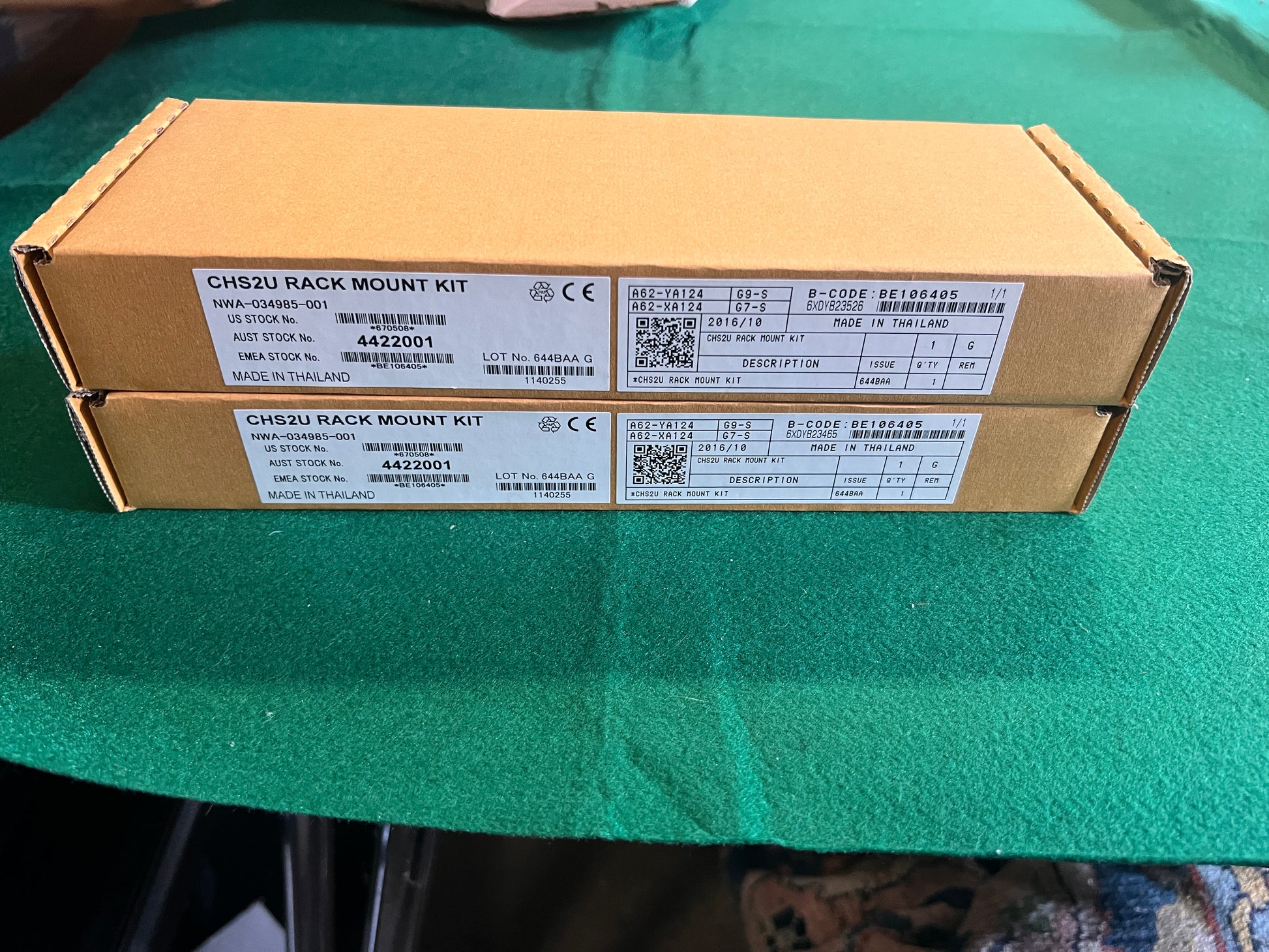 NEW x2 NEC Univerge CHS2U Rack Mount Kit (670508)
