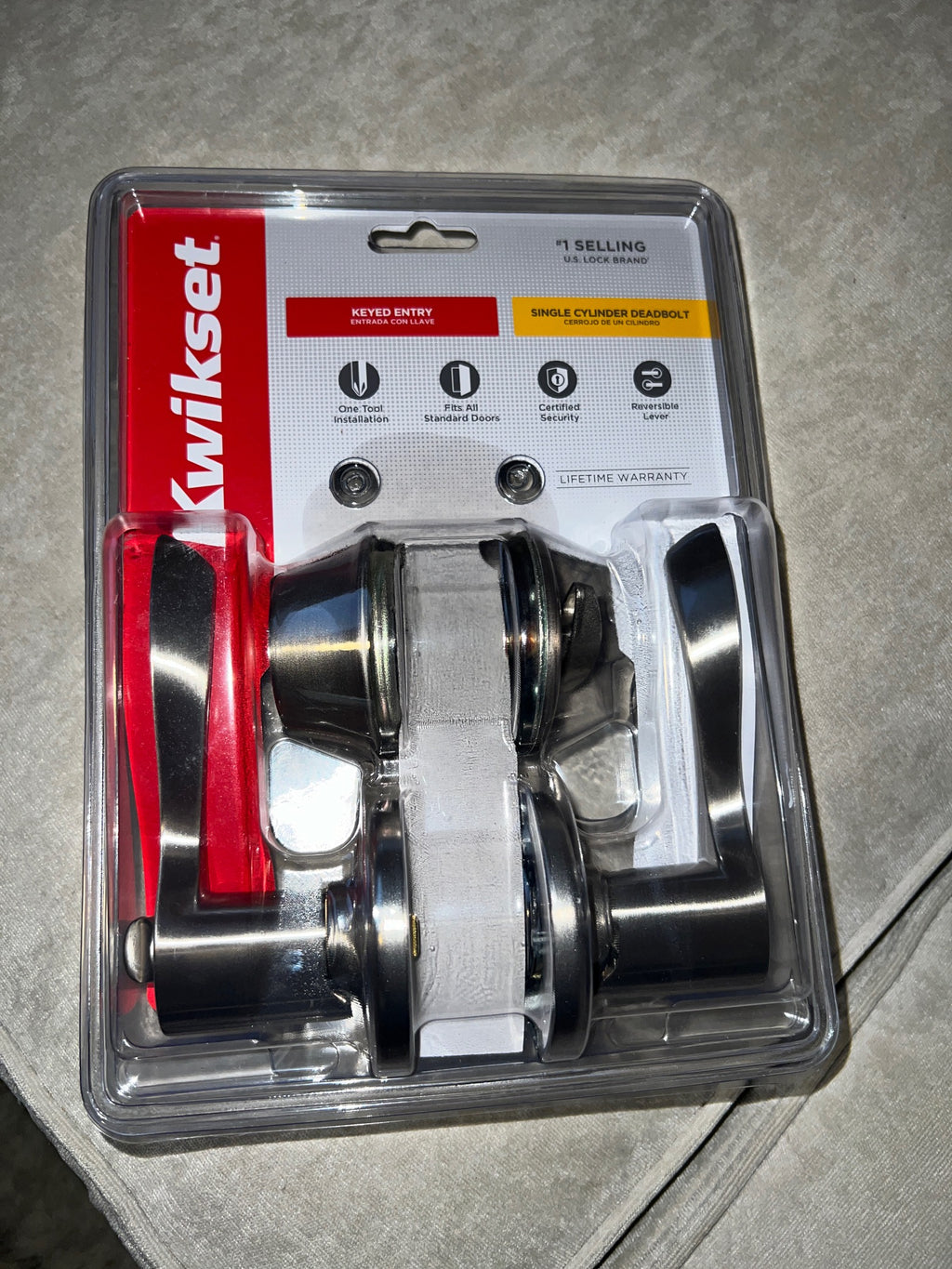 Kwikset 690BL 15 CP Single Cylinder Deadbolt Combo Pack NEW
