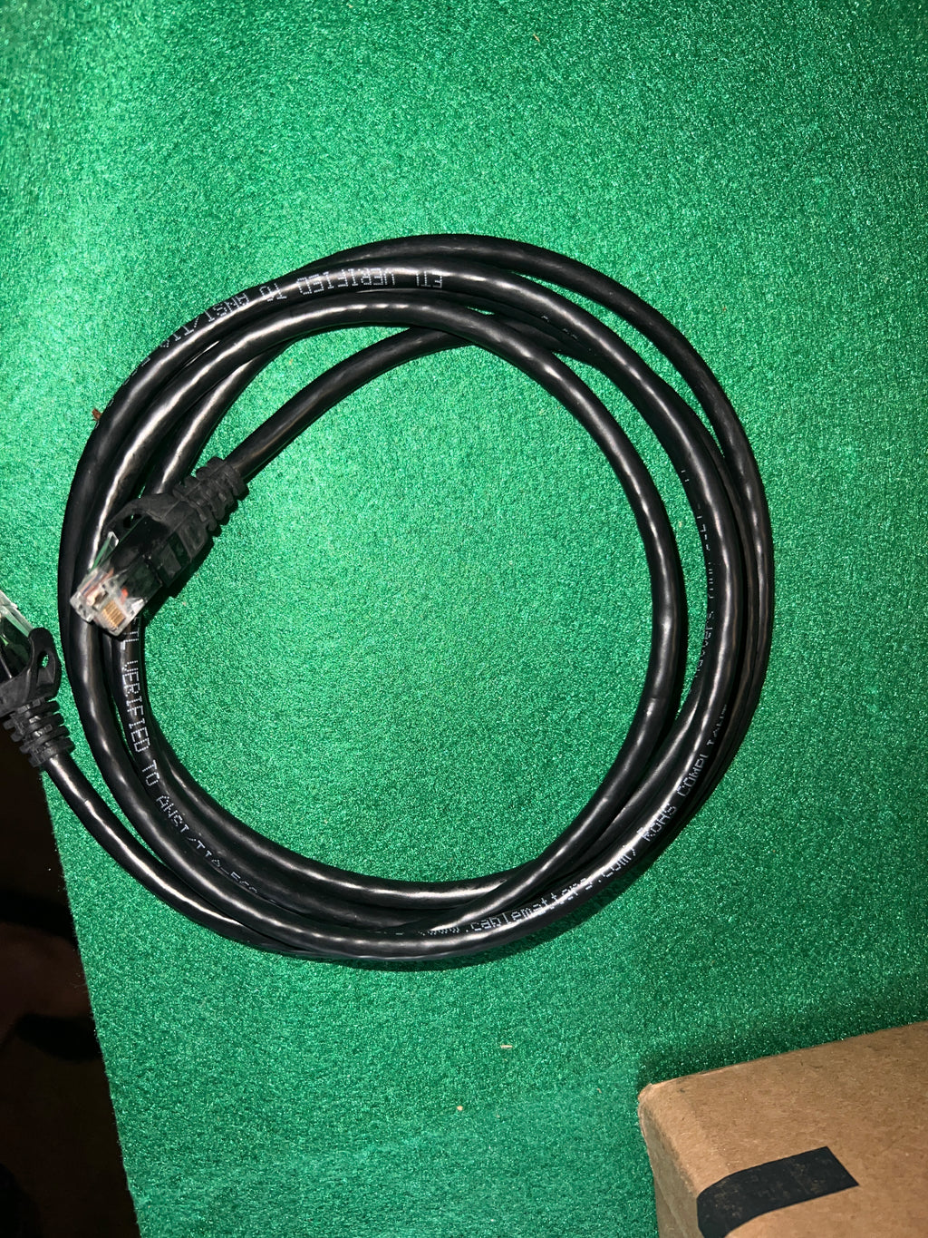 CAT6 Ethernet Patch Cord RJ45 LAN Network Cable Black 6FT LOT x30