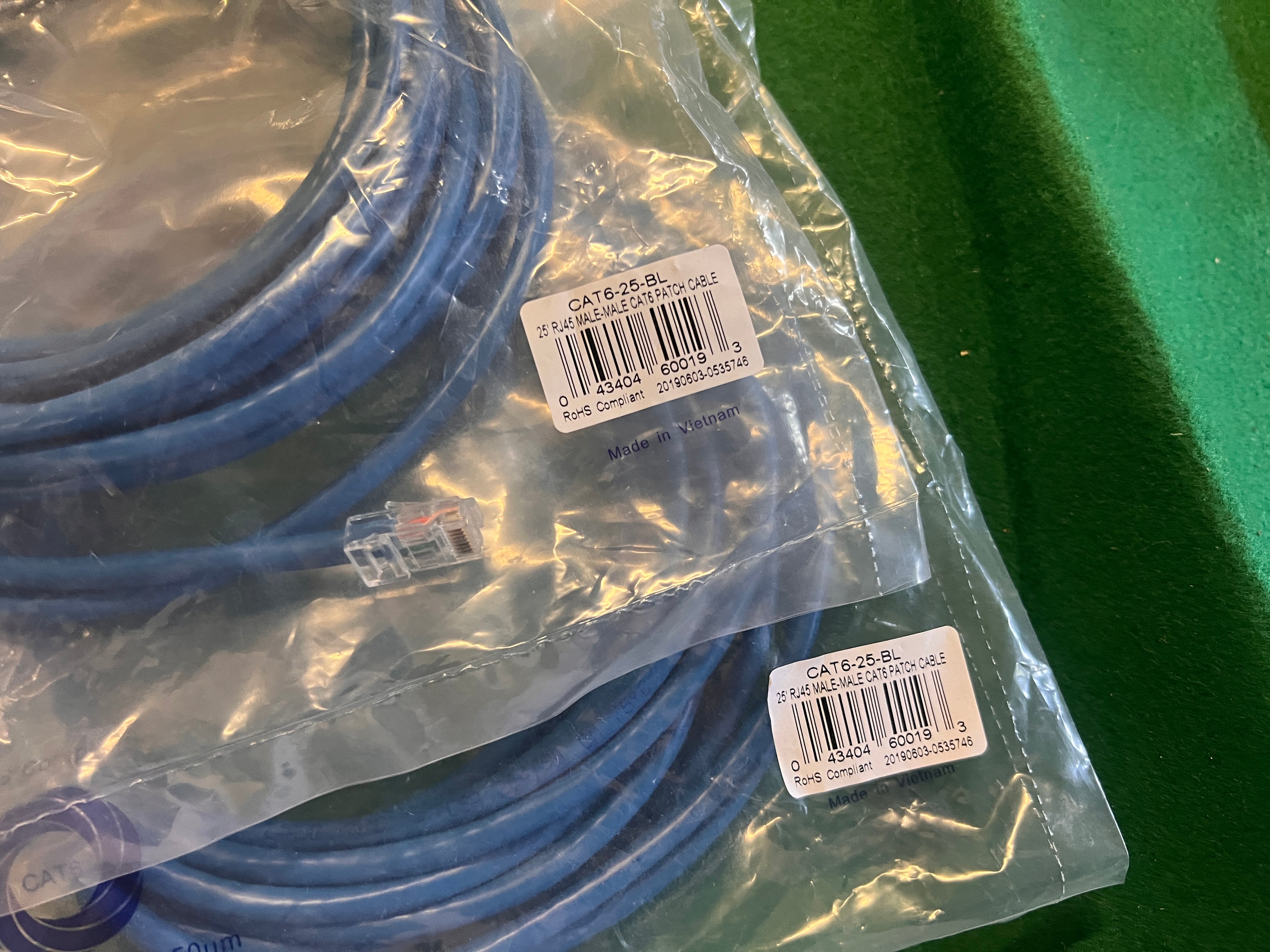 Ethernet Patch Cable Bundle 25 ft 100ft and more!