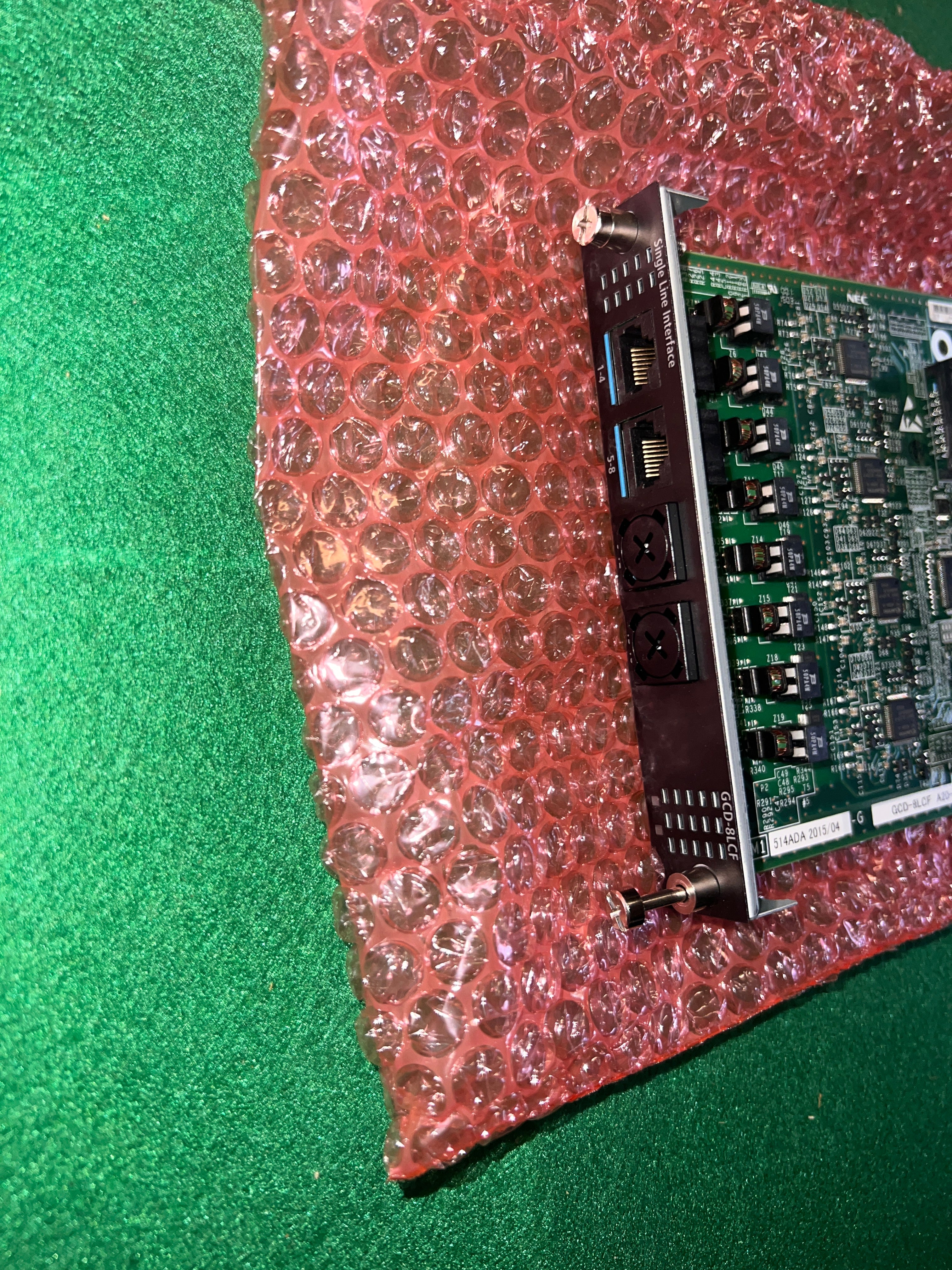 NEC 8-PORT ANALOG STATION BLADE GCD-8LCF BE113435