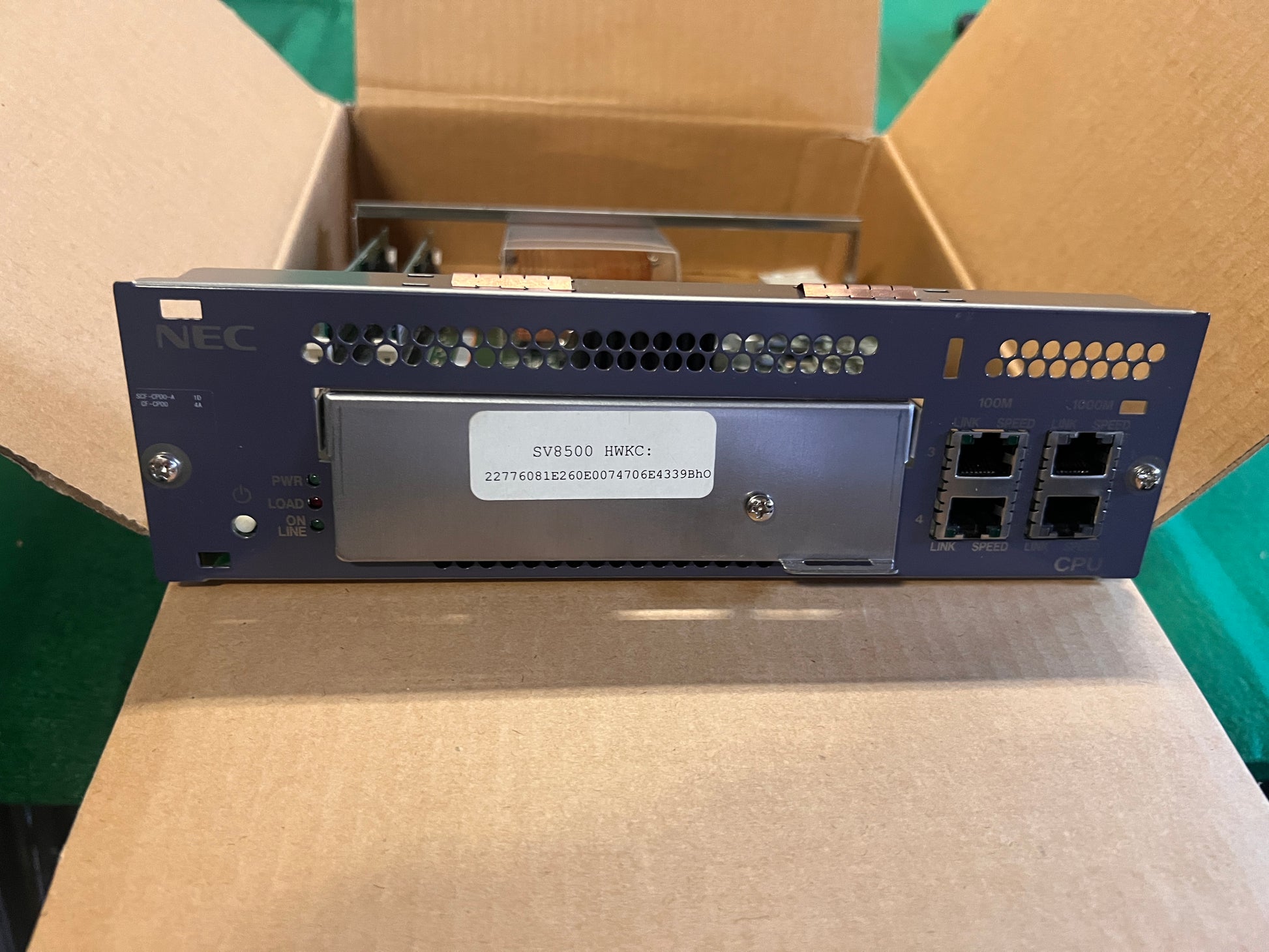 NEC SV8500 CPU SCF-CP00-A CF-CP00 CPU Card