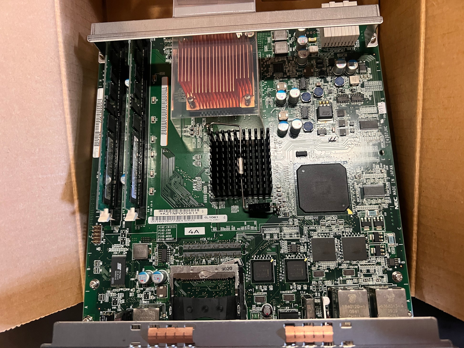 NEC SV8500 CPU SCF-CP00-A CF-CP00 CPU Card