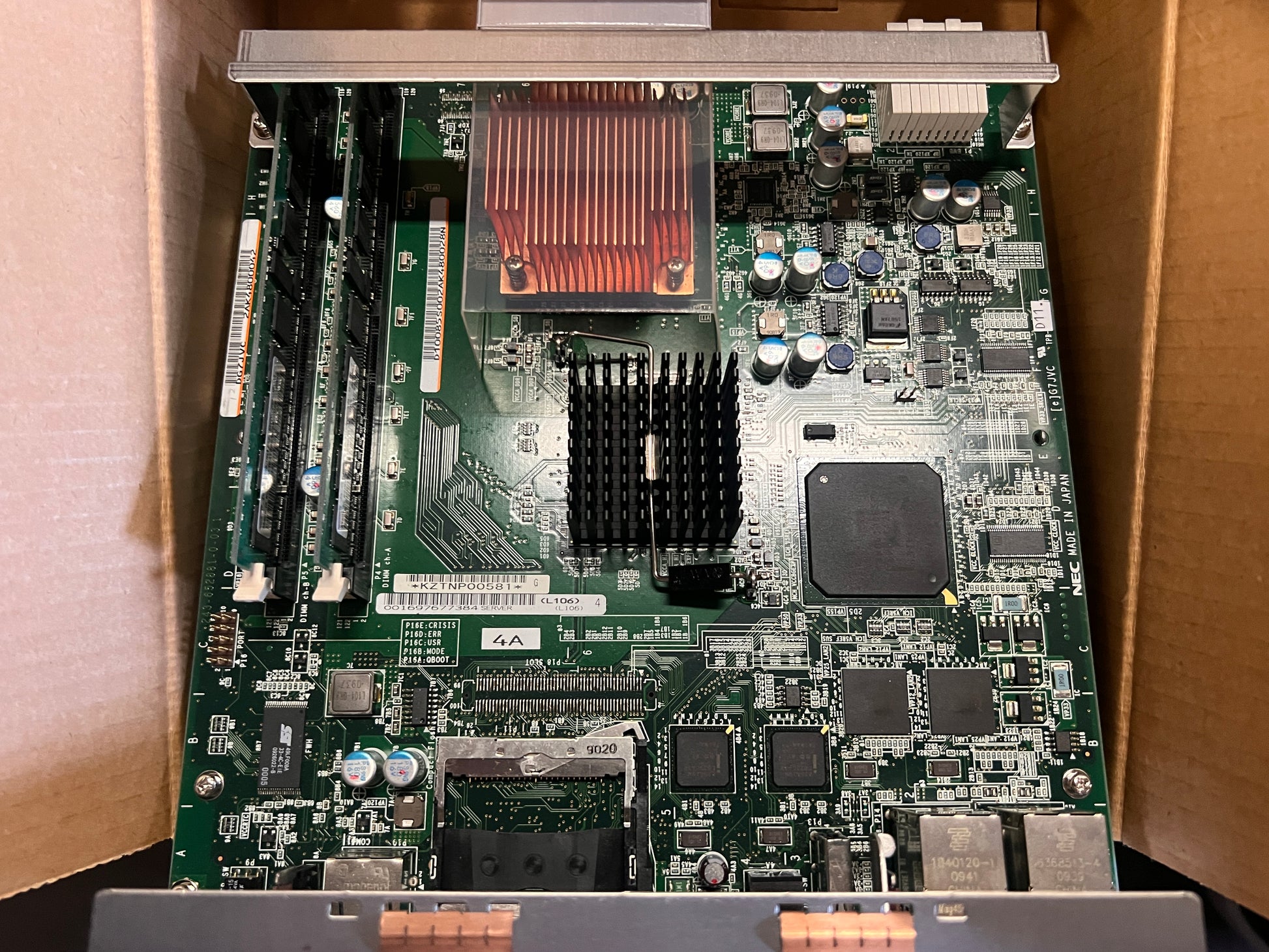 NEC SV8500 CPU SCF-CP00-A CF-CP00 CPU Card
