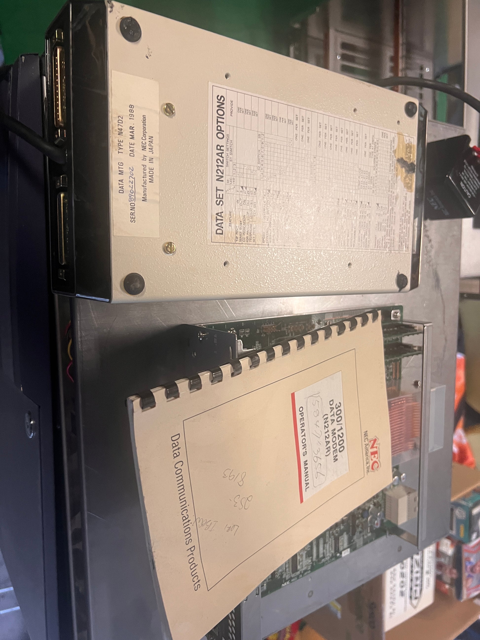 NEC N212AR Data Modem 300/1200