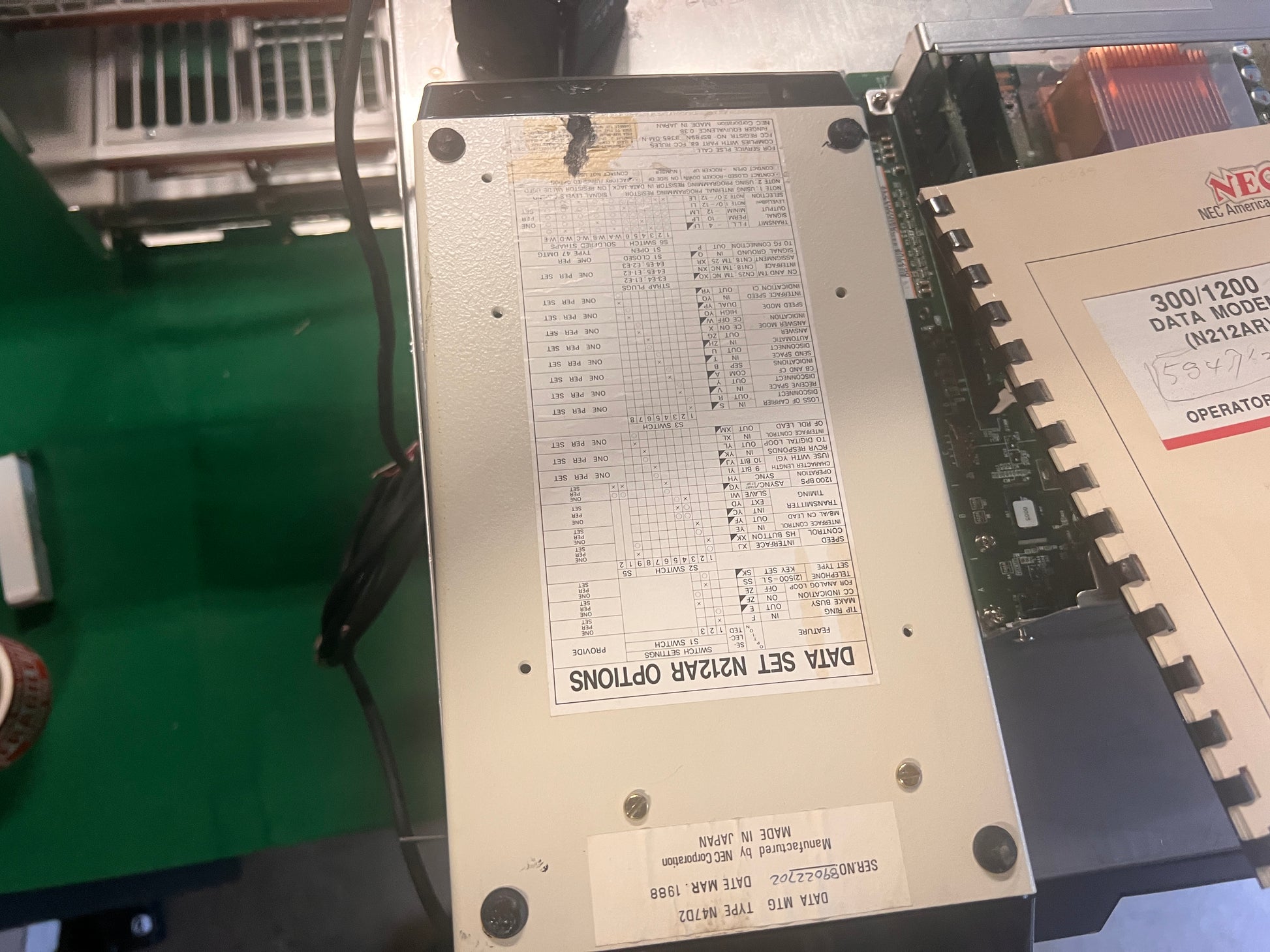NEC N212AR Data Modem 300/1200