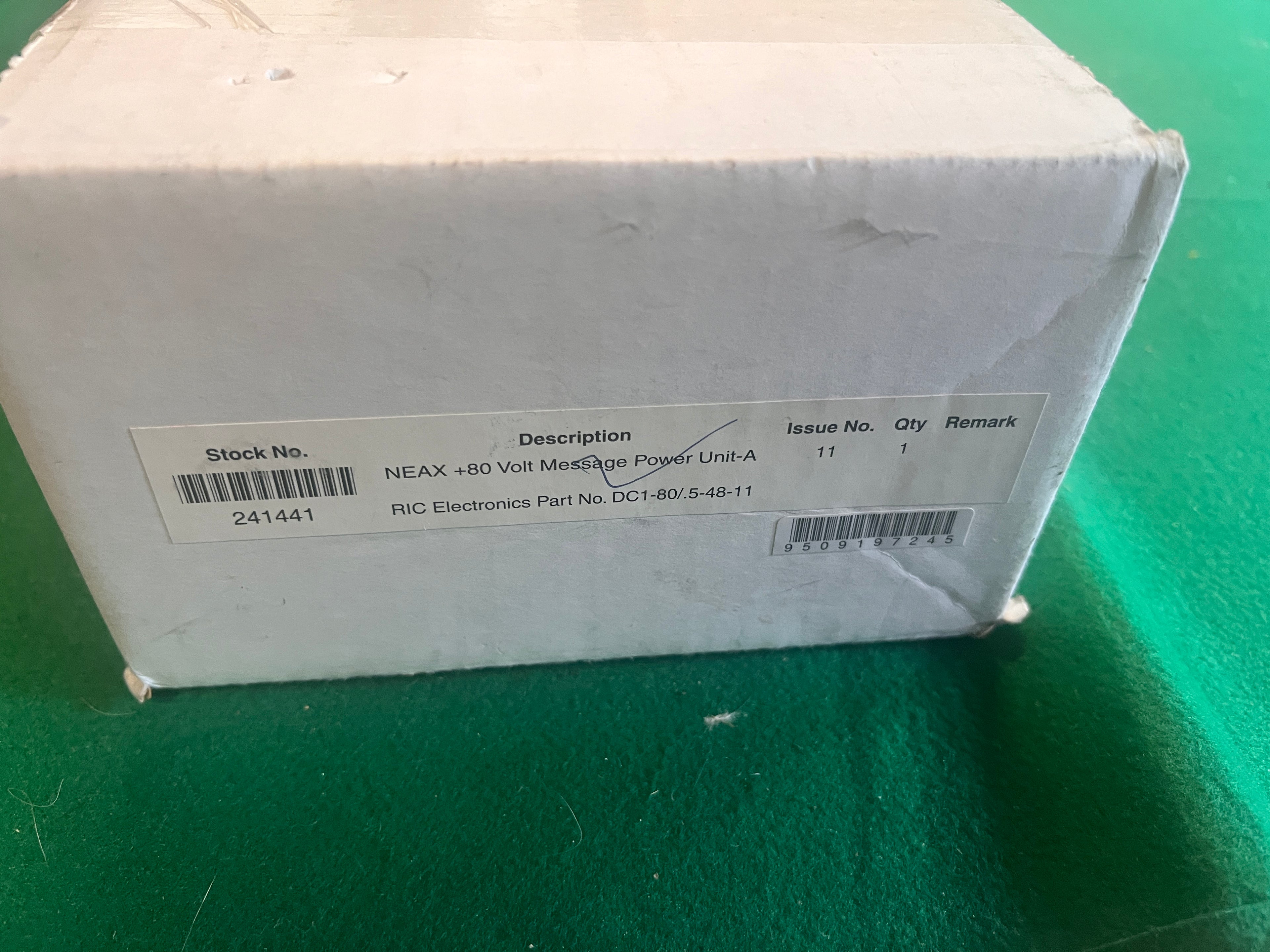 NEC 80 Volt Message Power Unit-A 241441 NEAX2400 SV8500