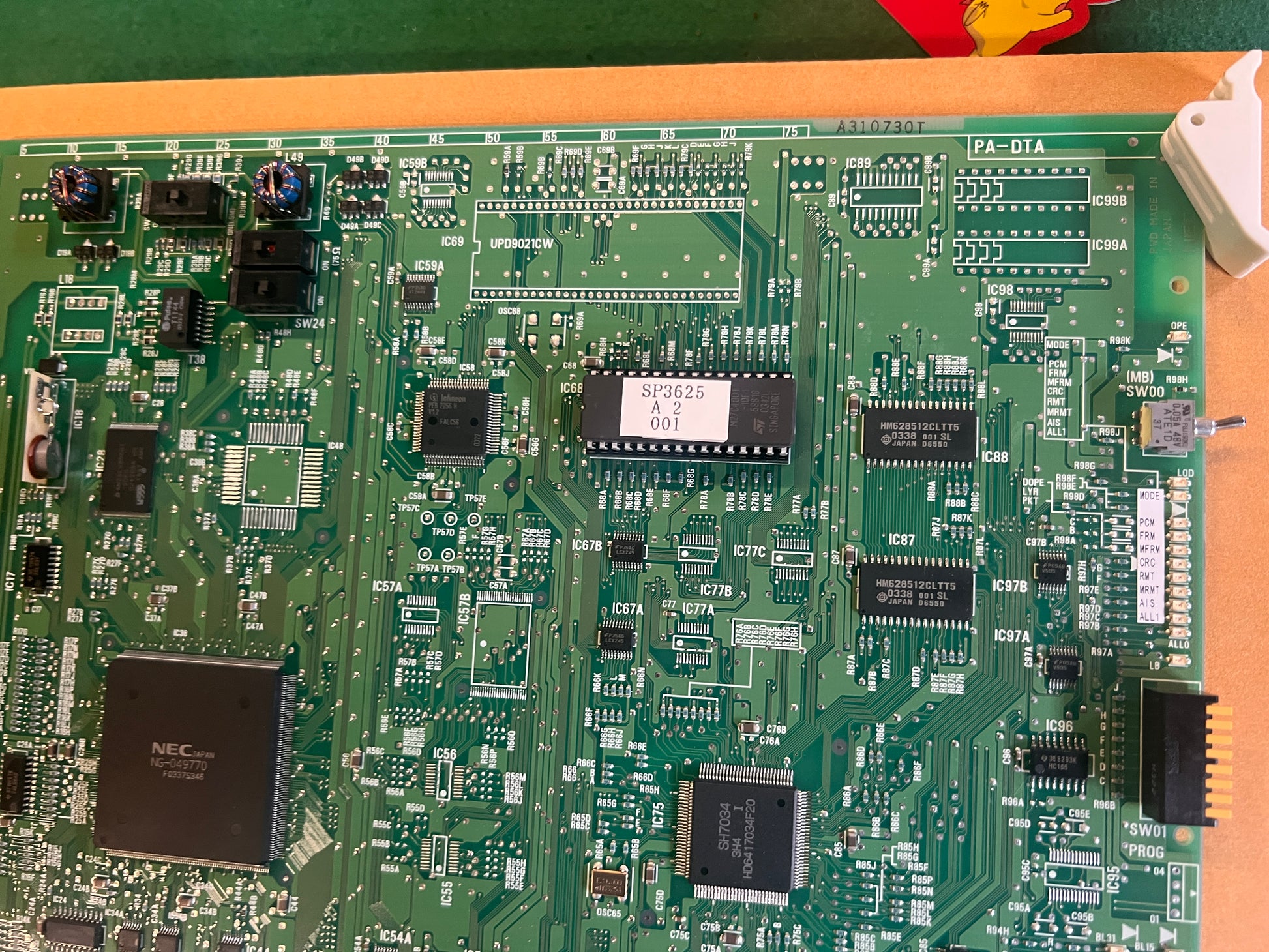 NEC PA-DTA / SPA-24DTIA SP3625 Circuit Board
