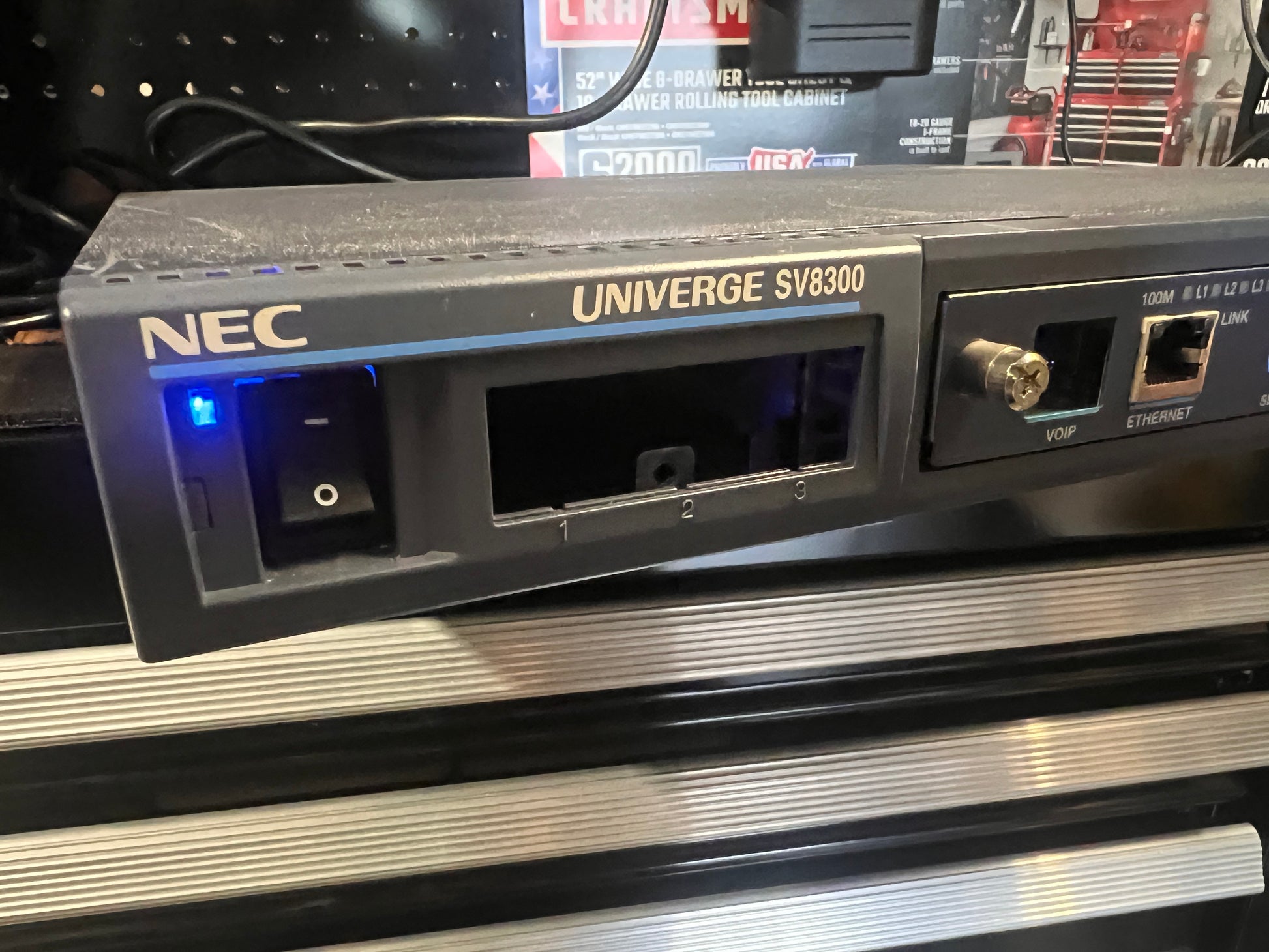 NEC Univerge SV8300 CHS1U-AC(US) VoIP Phone System Chassis w CC-CP31 Module