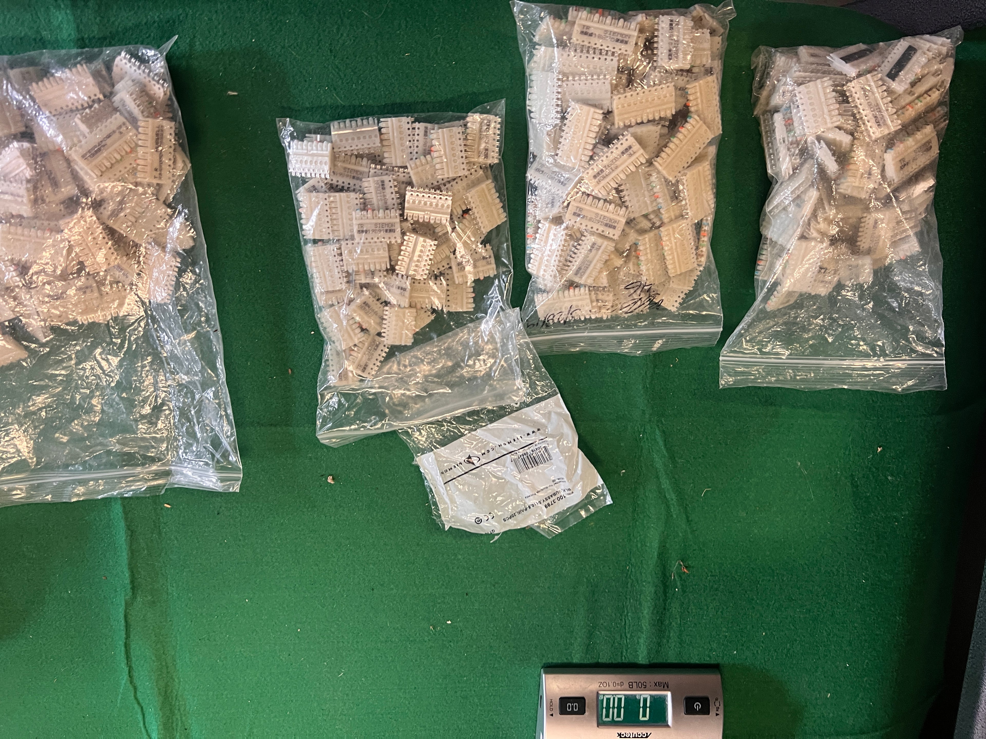 Around 350 + Siemon and Hubbell Block Network Connectors