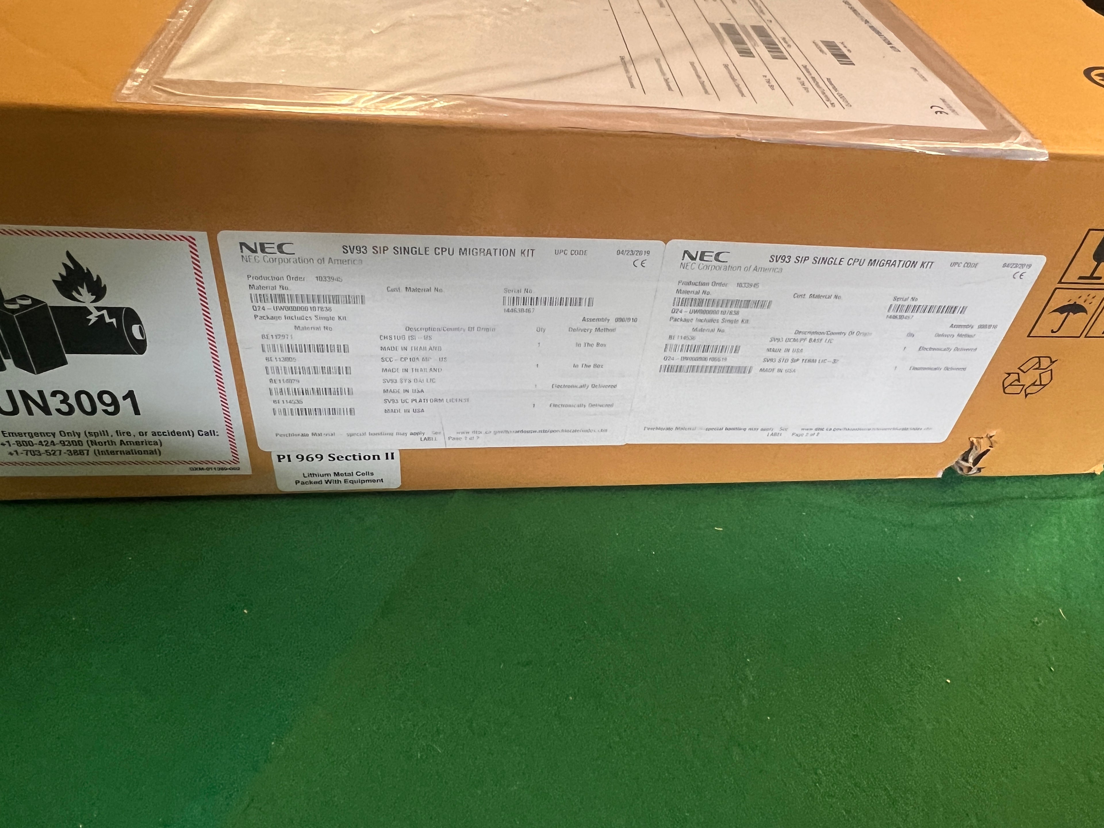 NEC Univerge SV9300 CHS1UG-US VoIP Phone System Chassis