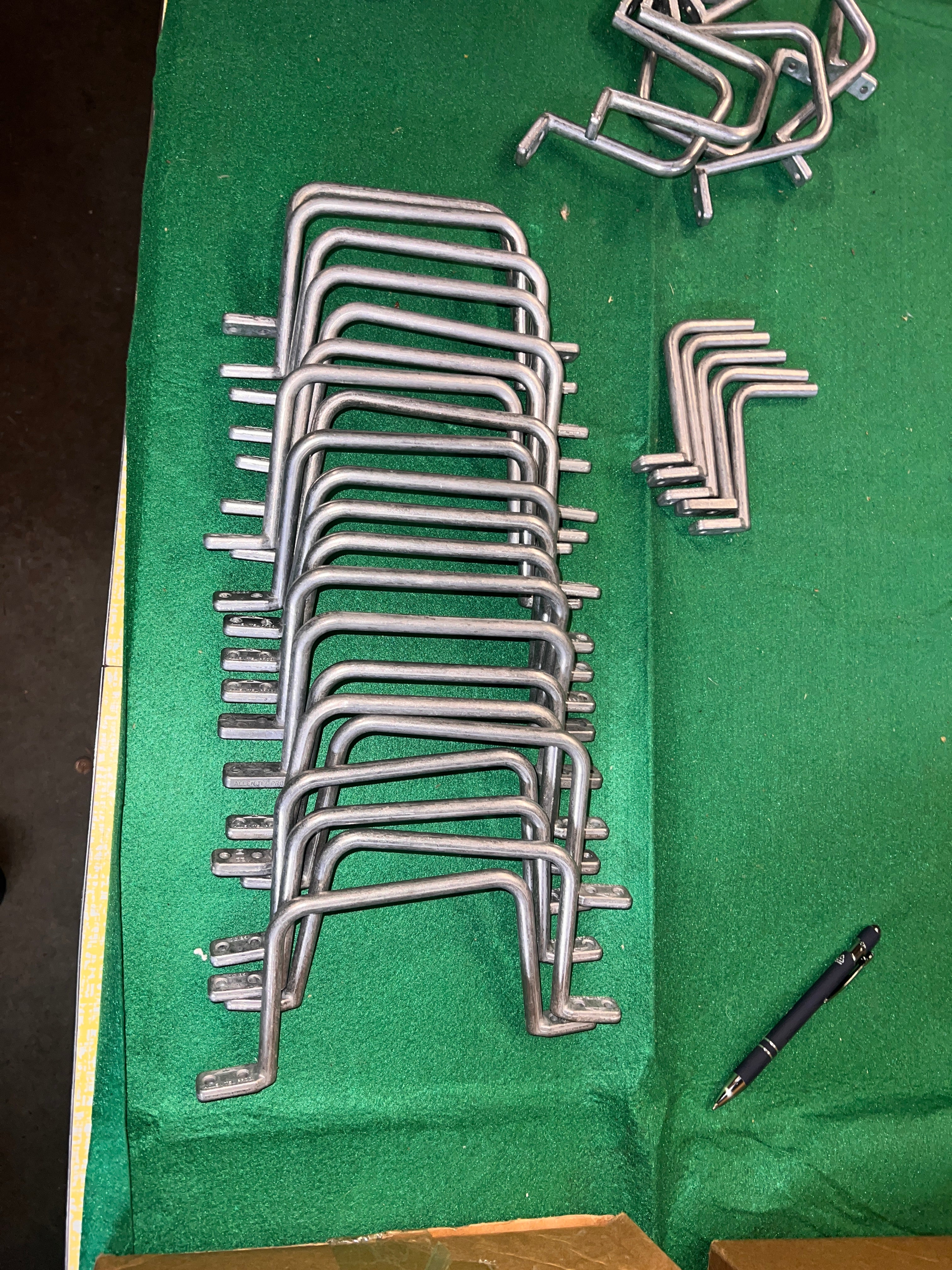 Lot of Allen Tel D Rings Great shape Management Metal Aluminum