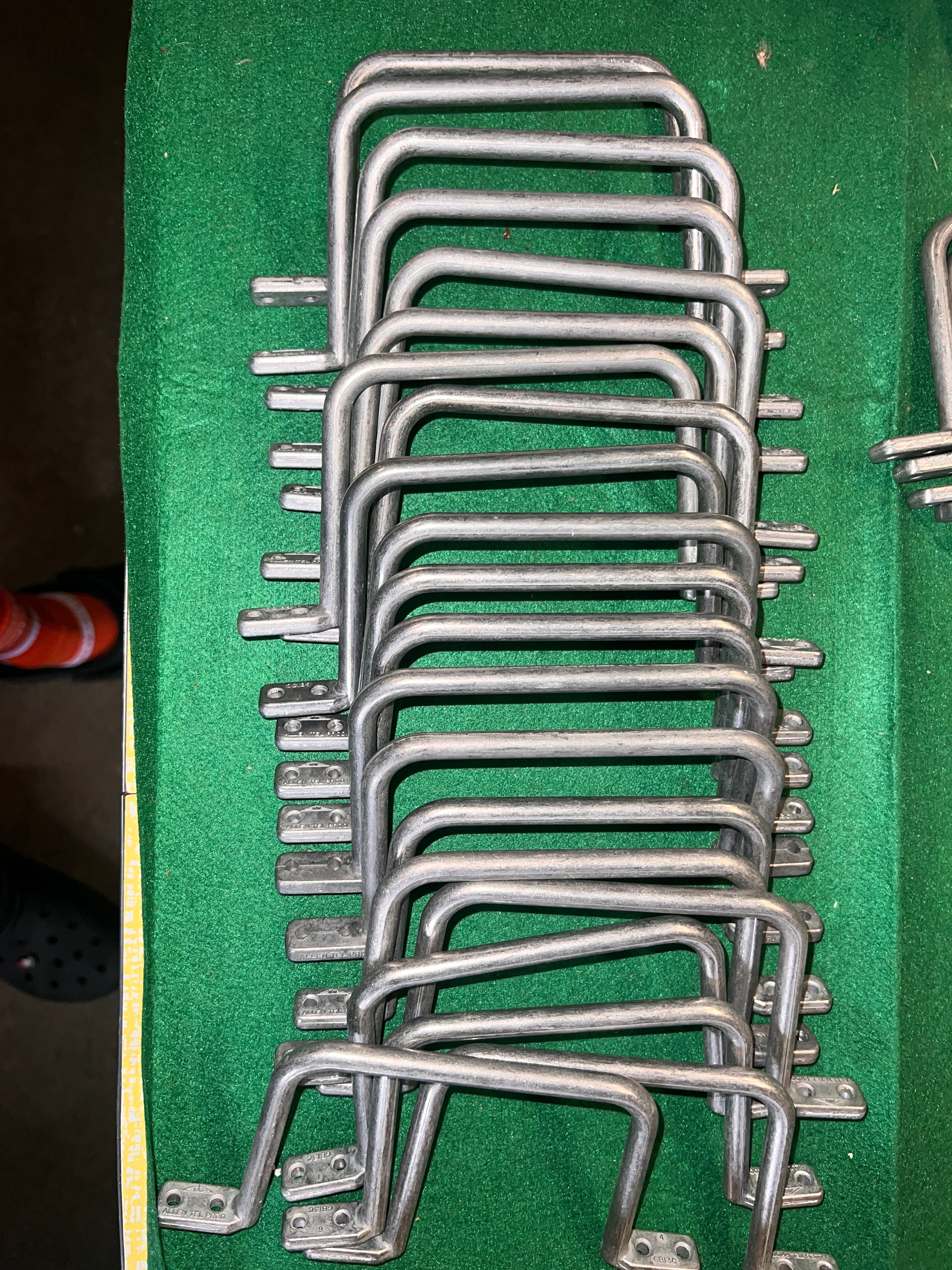 Lot of Allen Tel D Rings Great shape Management Metal Aluminum