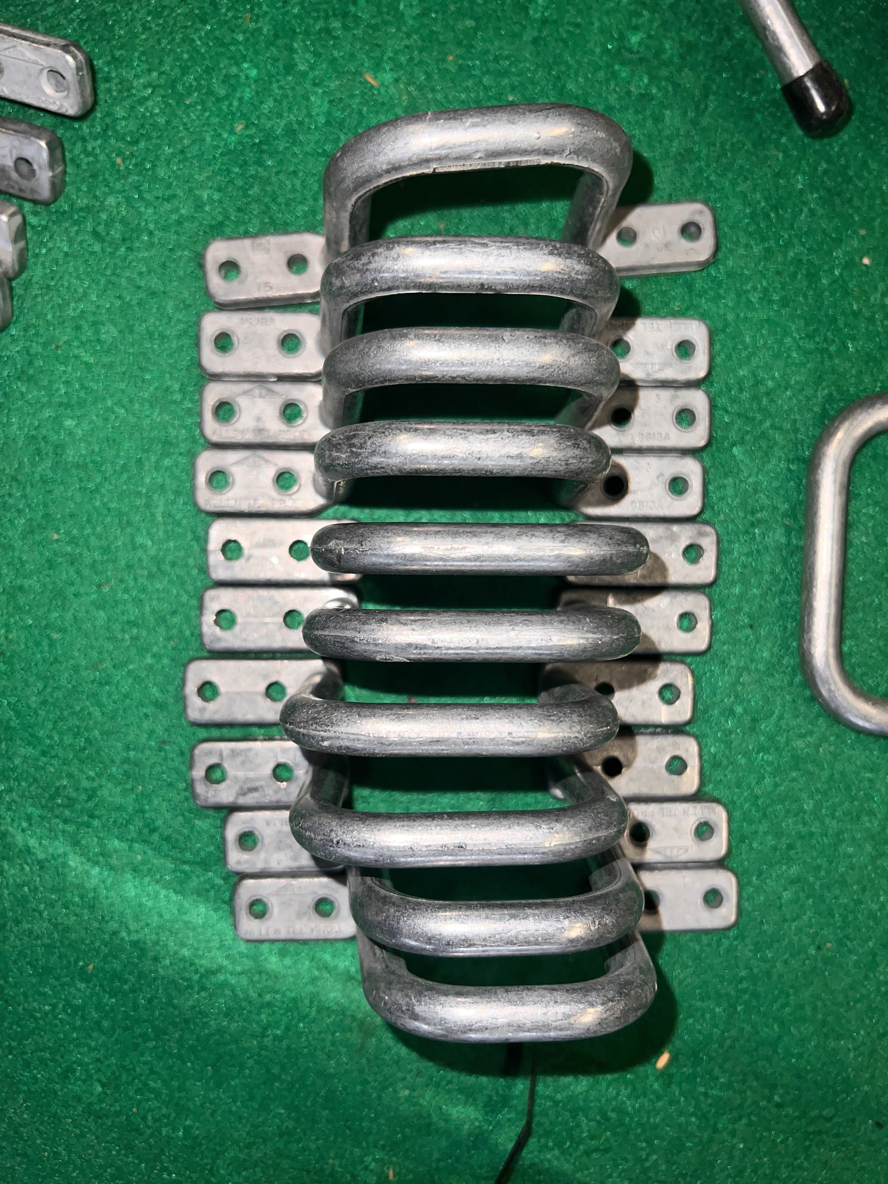 Lot of Allen Tel D Rings Great shape Management Metal Aluminum