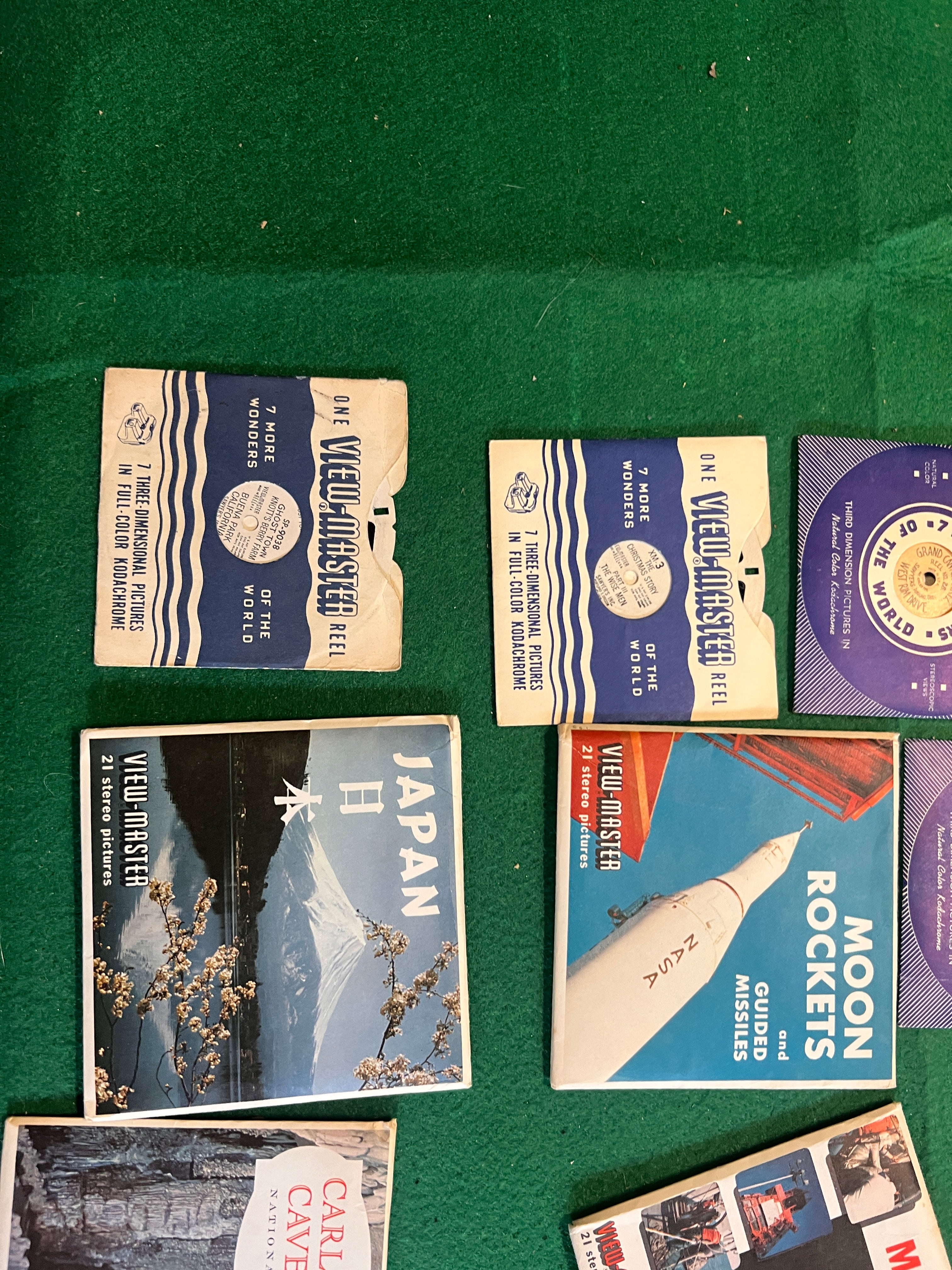 Antique GAF Viewmaster bundle with reels and original promo 1970s