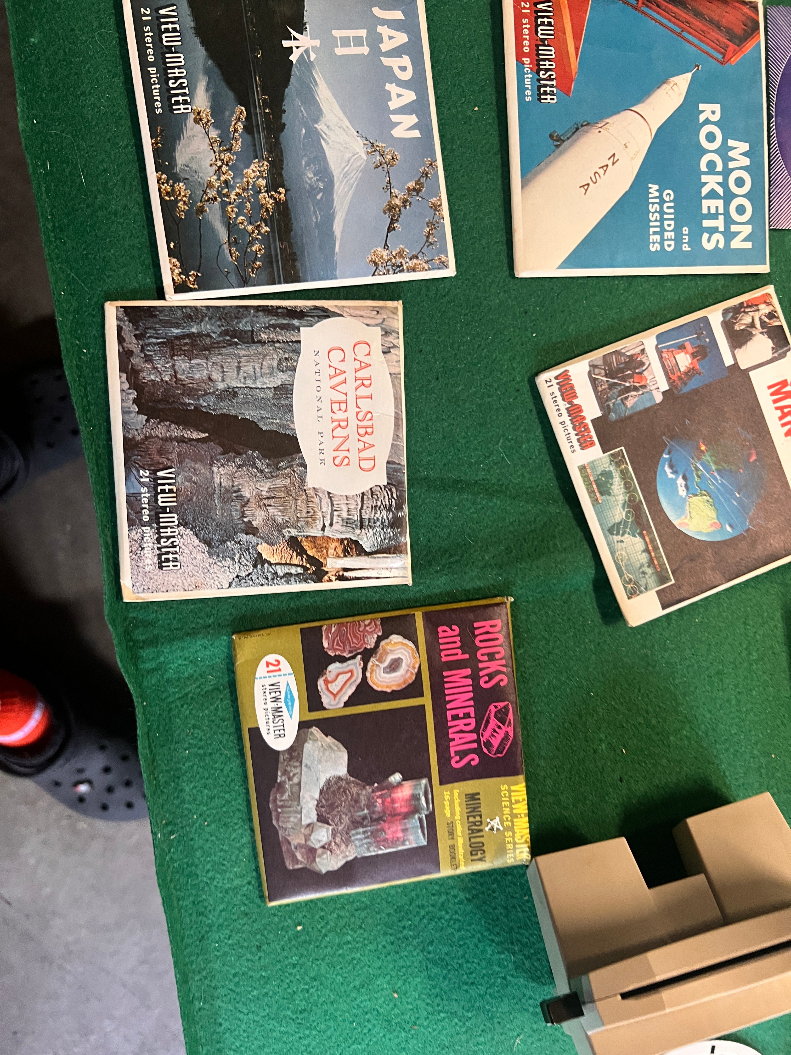 Antique GAF Viewmaster bundle with reels and original promo 1970s