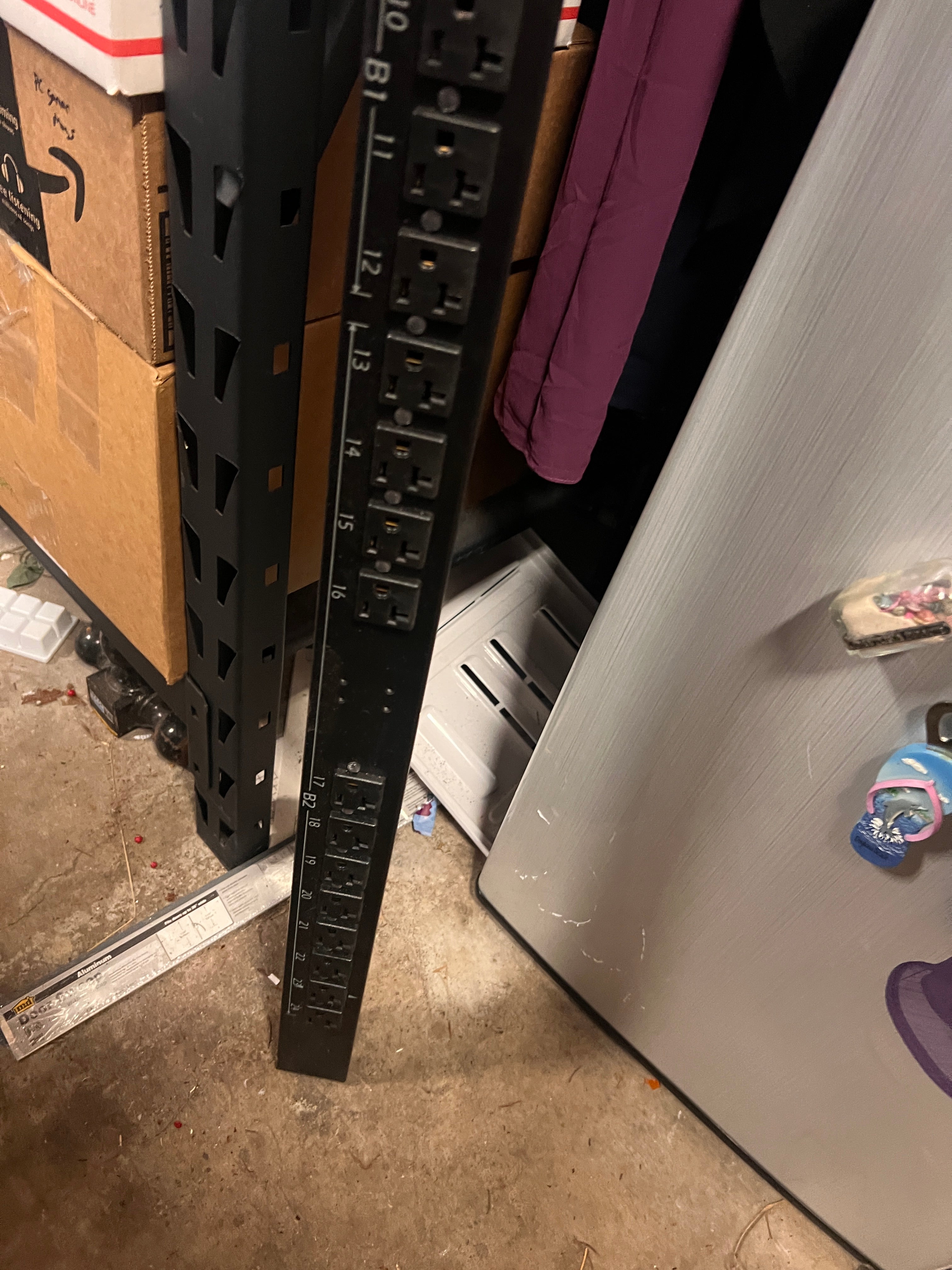 APC AP7932 Vertical Rack PDU, Switched, Zero U, 30A, 120V, (24 outlets) 5-20